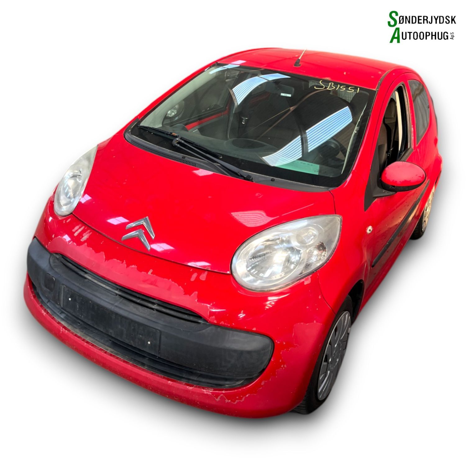 Citroen C1 Pluk-Selv-Bil Med OEM Nr. Ophugger Fra Citroen Ophugger