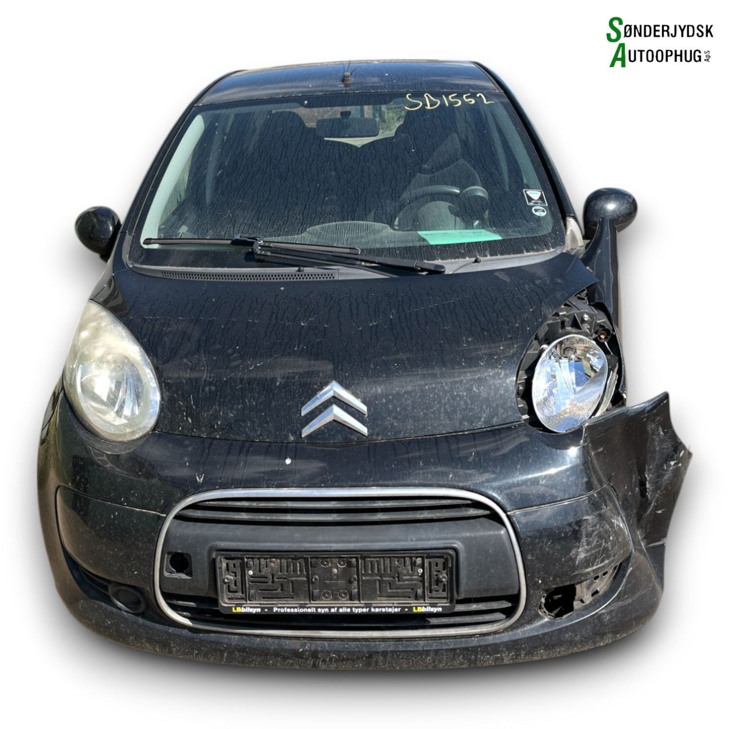 Citroen C1 Pluk-Selv-Bil Med OEM Nr. Ophugger Fra Citroen Ophugger