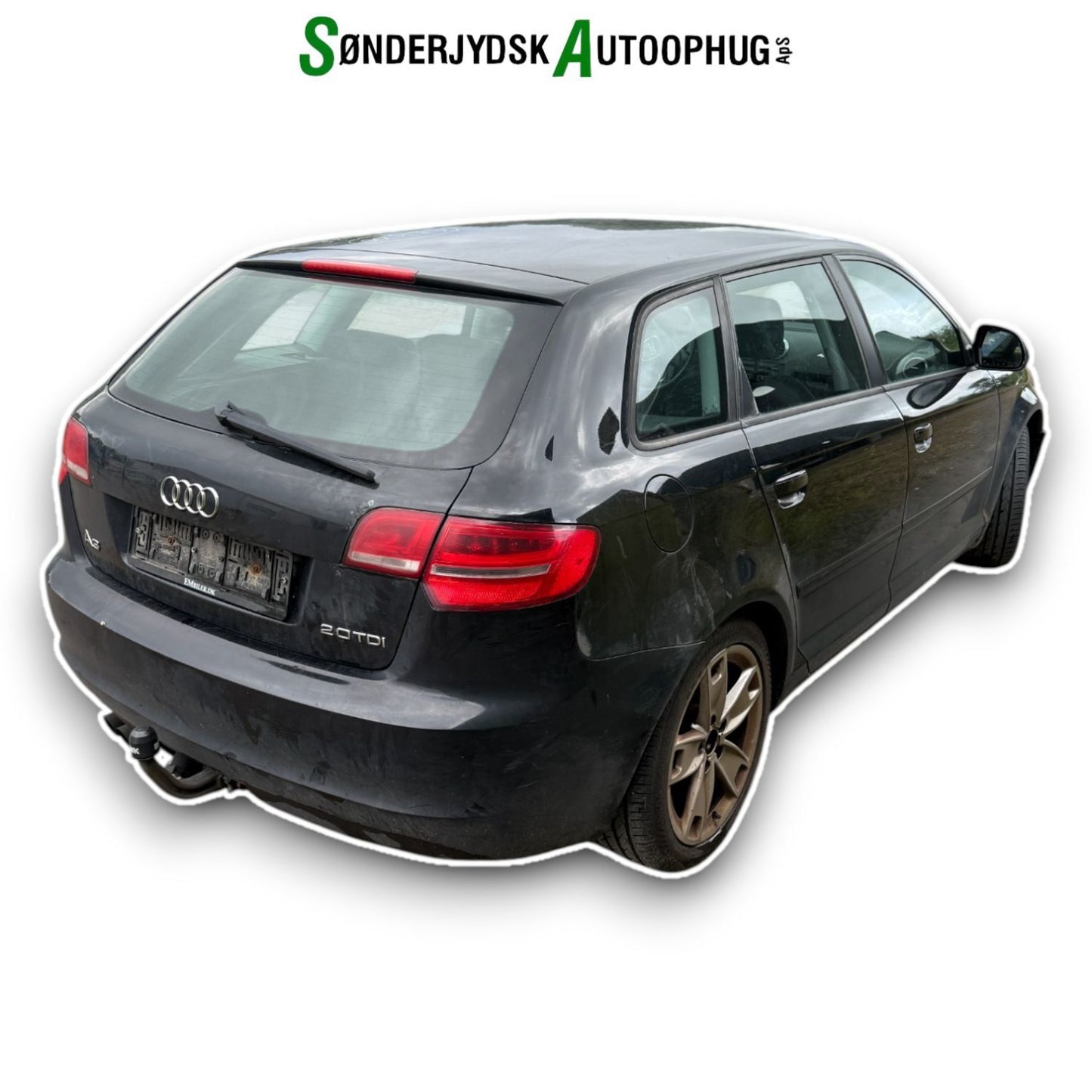 Audi A3 8P Pluk-Selv-Bil Med OEM Nr. Ophugger Fra Audi Ophugger