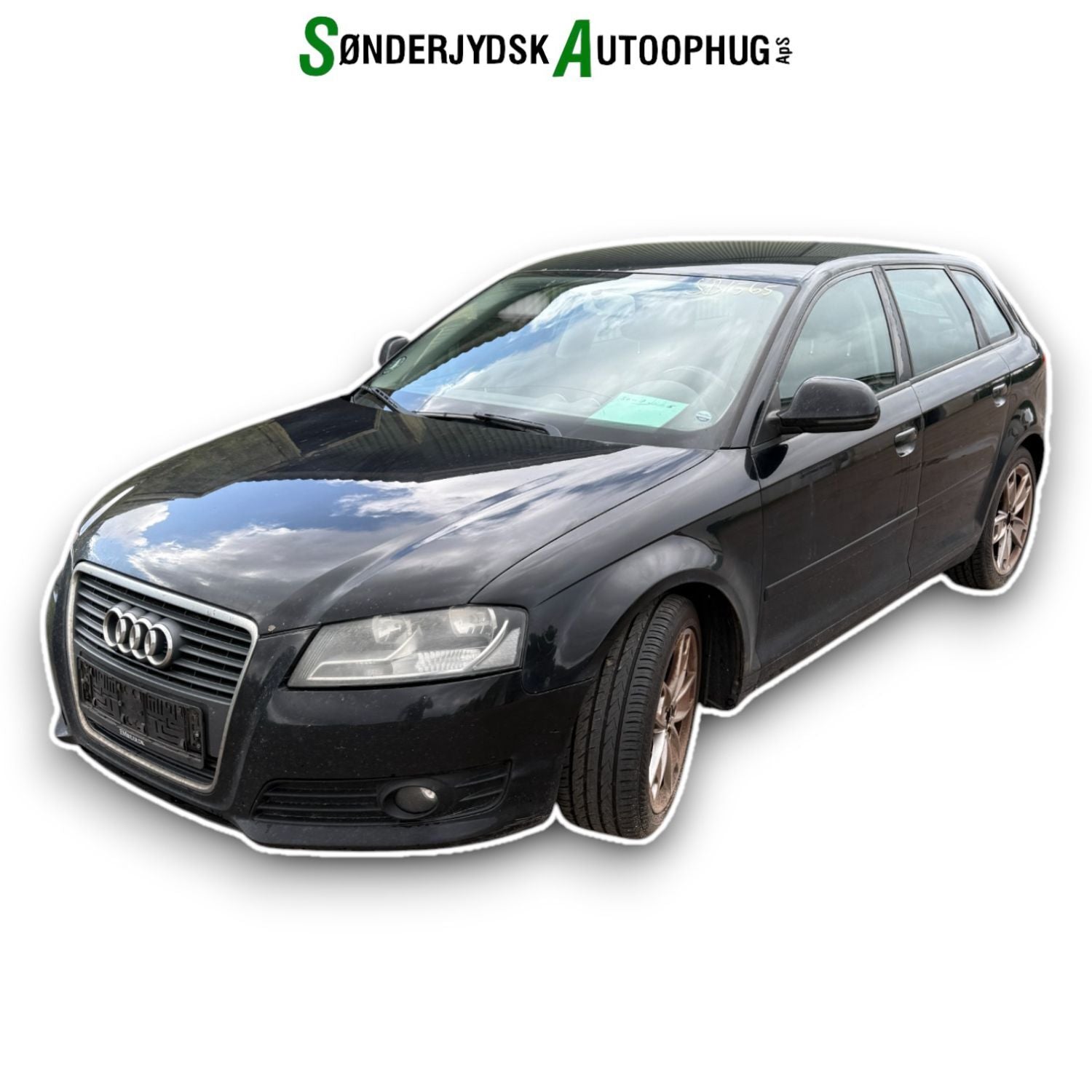 Audi A3 8P Pluk-Selv-Bil Med OEM Nr. Ophugger Fra Audi Ophugger