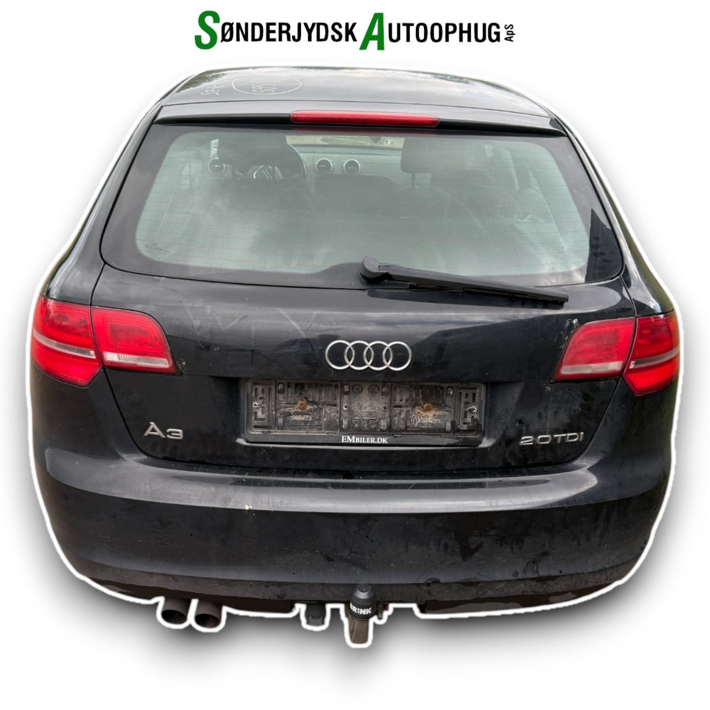 Audi A3 8P Pluk-Selv-Bil Med OEM Nr. Ophugger Fra Audi Ophugger