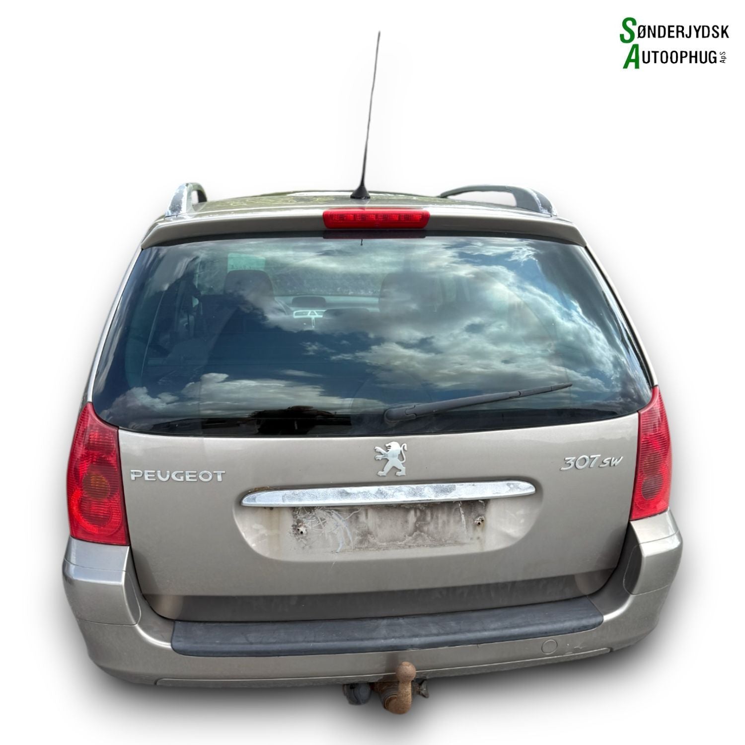 Peugeot 307 Pluk-Selv-Bil Med OEM Nr. Ophugger Fra Peugeot Ophugger