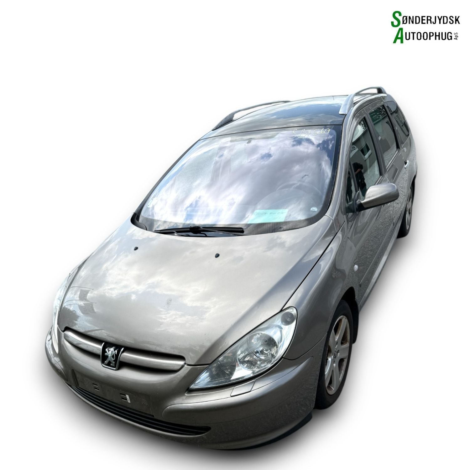 Peugeot 307 Pluk-Selv-Bil Med OEM Nr. Ophugger Fra Peugeot Ophugger