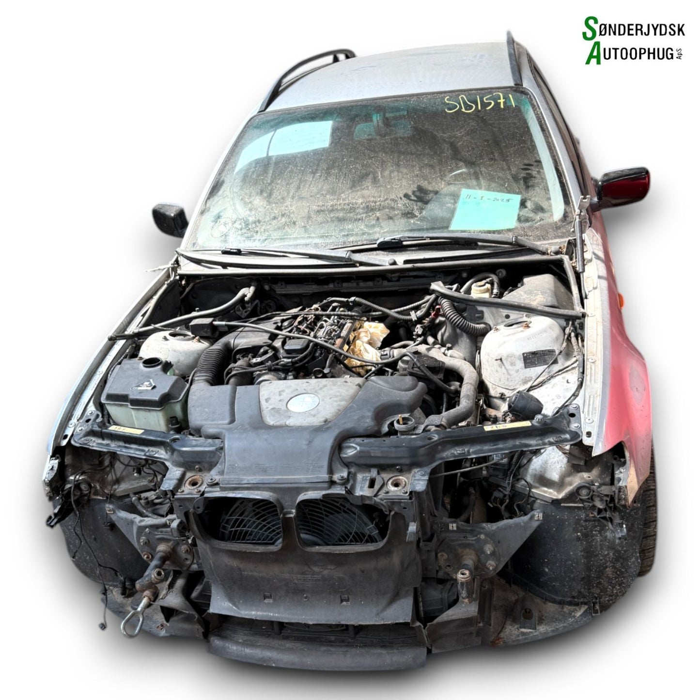 BMW 3-Serie E46 Pluk-Selv-Bil Med OEM Nr. Ophugger Fra BMW Ophugger