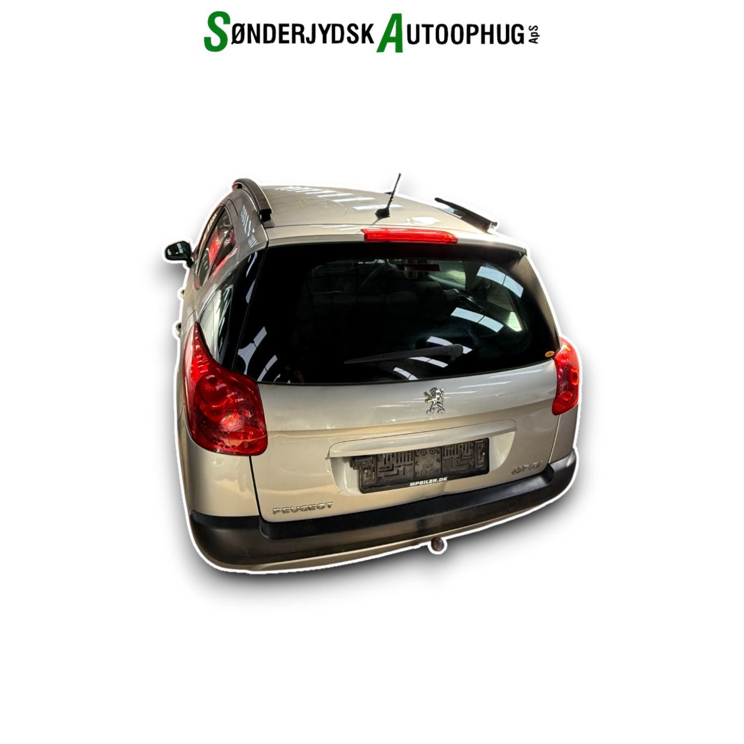 Peugeot 207 Pluk-Selv-Bil Med OEM Nr. Ophugger Fra Peugeot Ophugger