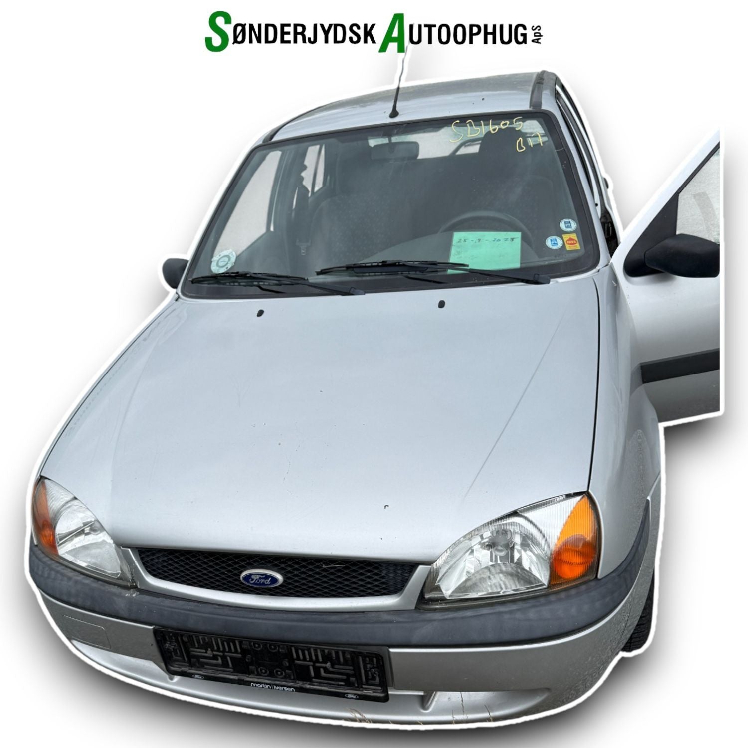 Ford Fiesta 4+5 Pluk-Selv-Bil Med OEM Nr. Ophugger Fra Ford Ophugger