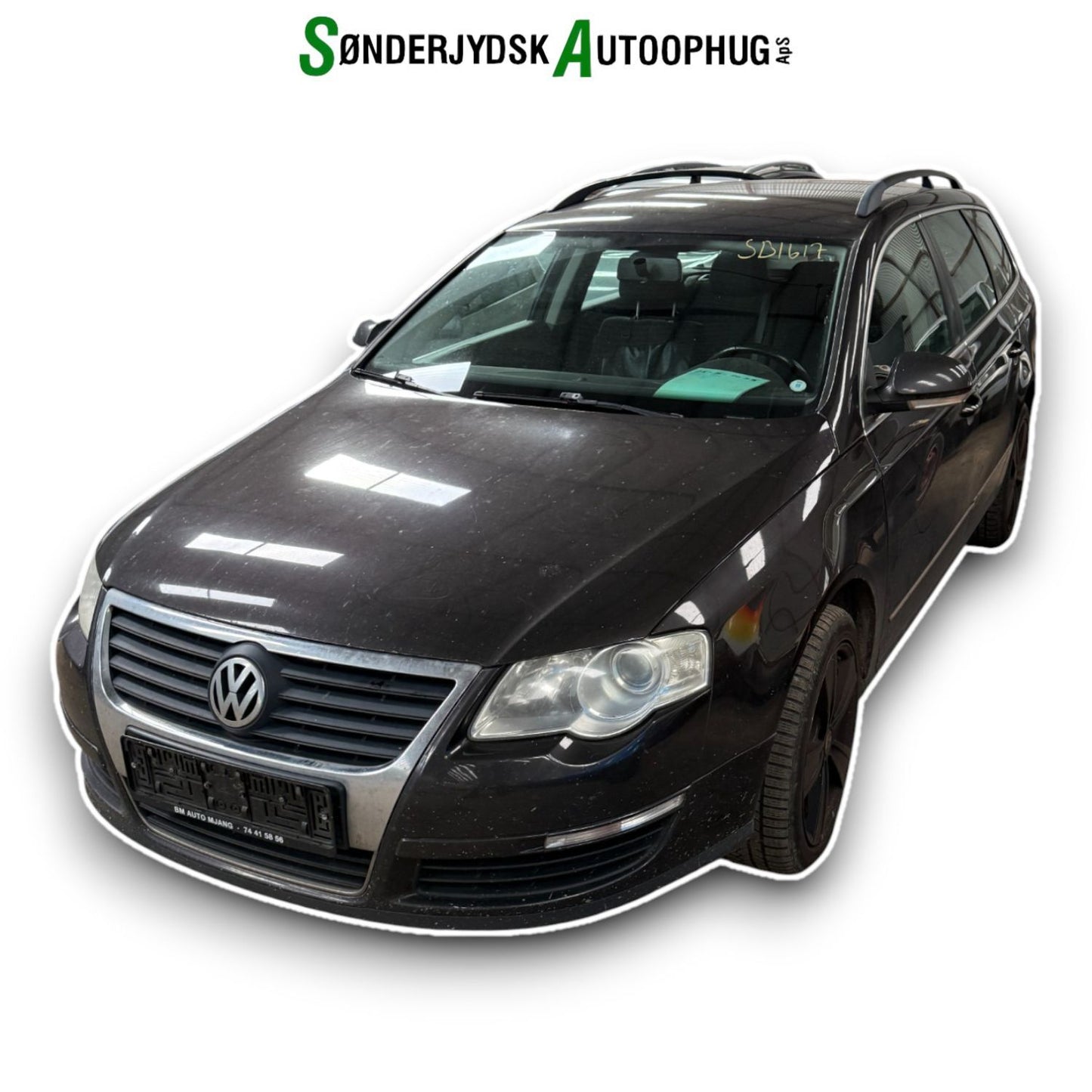 VW Passat 3C Pluk-Selv-Bil Med OEM Nr. Ophugger Fra VW Ophugger