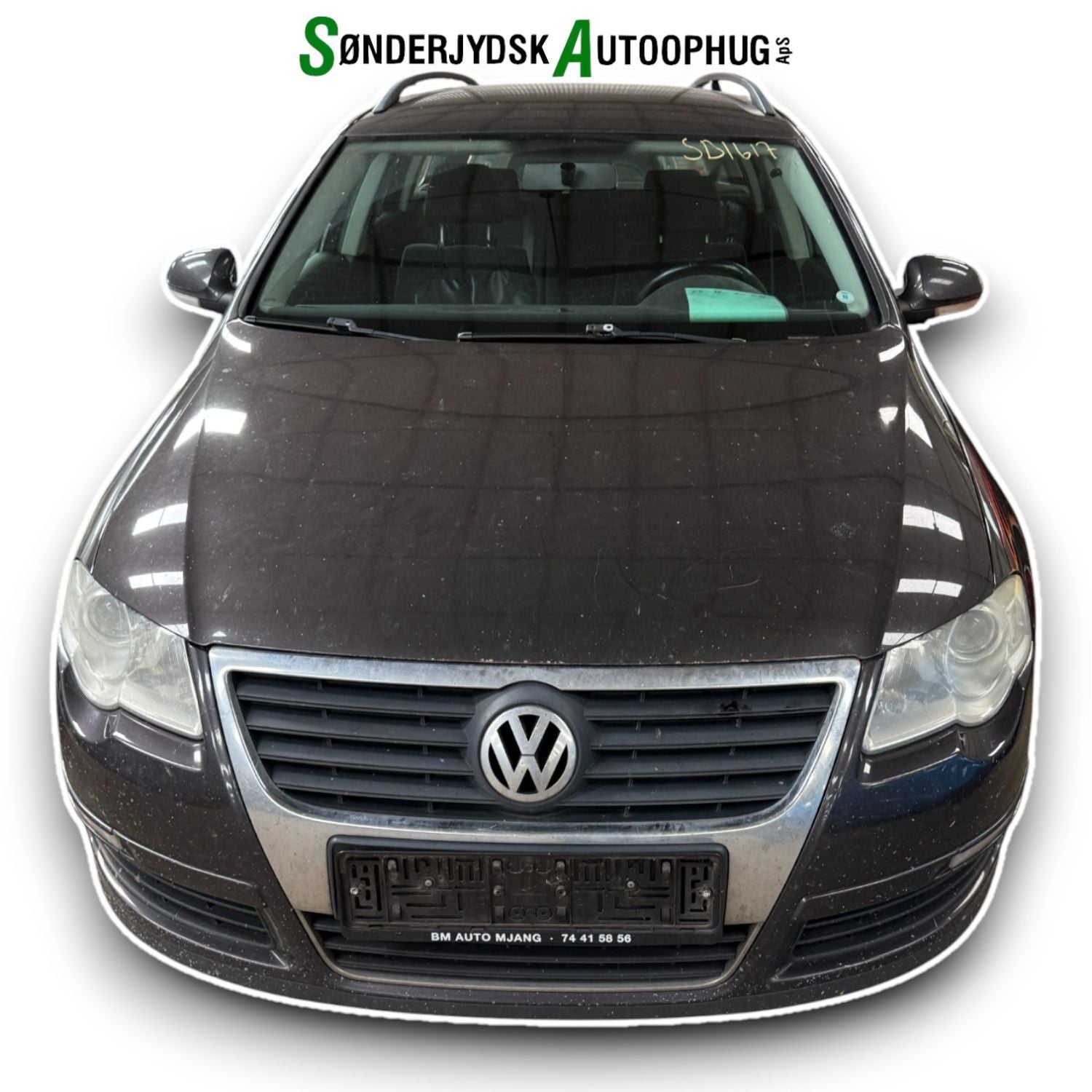 VW Passat 3C Pluk-Selv-Bil Med OEM Nr. Ophugger Fra VW Ophugger