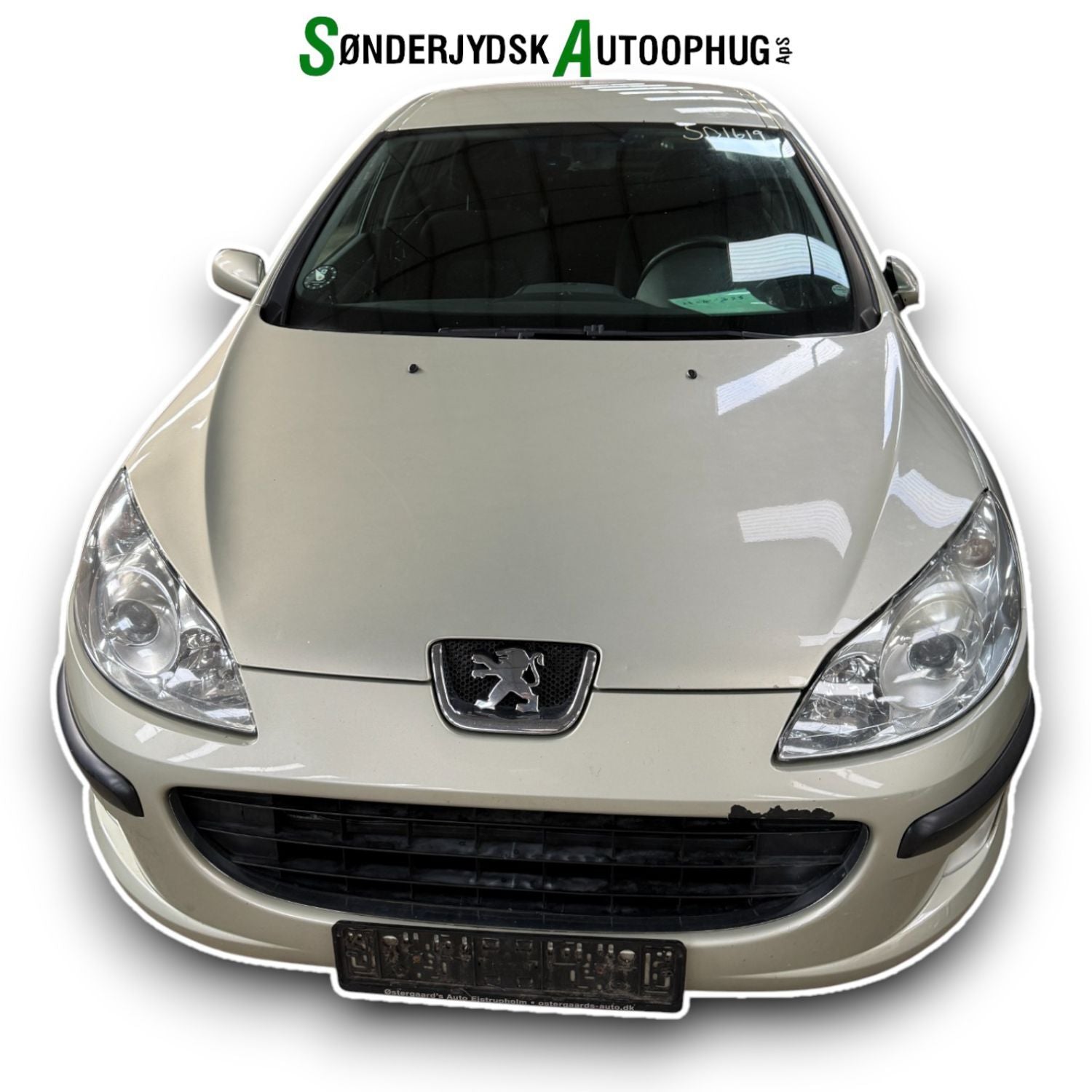 Peugeot 407 Pluk-Selv-Bil Med OEM Nr. Ophugger Fra Peugeot Ophugger