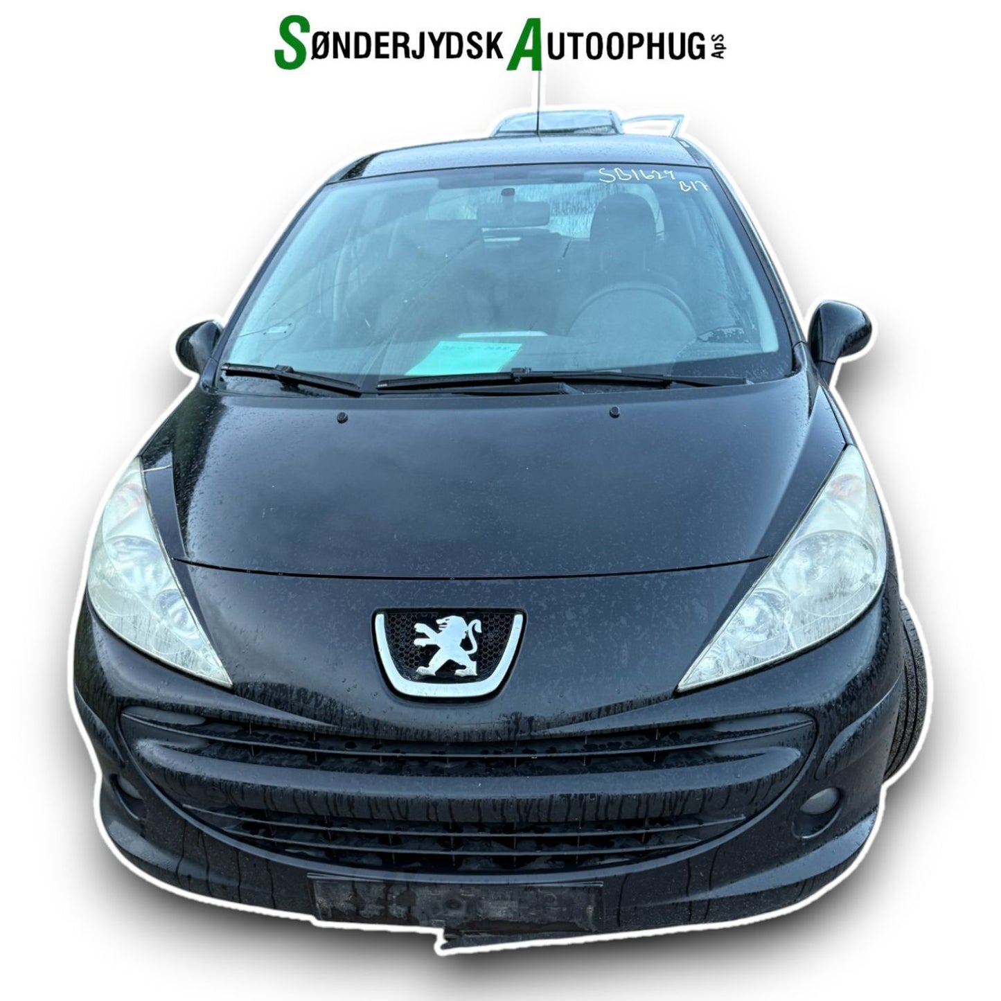 Peugeot 207 Pluk-Selv-Bil Med OEM Nr. Ophugger Fra Peugeot Ophugger