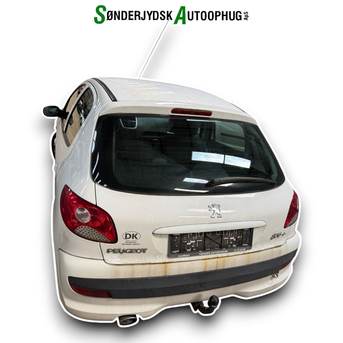 Peugeot Peugeot 206+ Pluk-Selv-Bil Med OEM Nr. Ophugger Fra Peugeot Ophugger