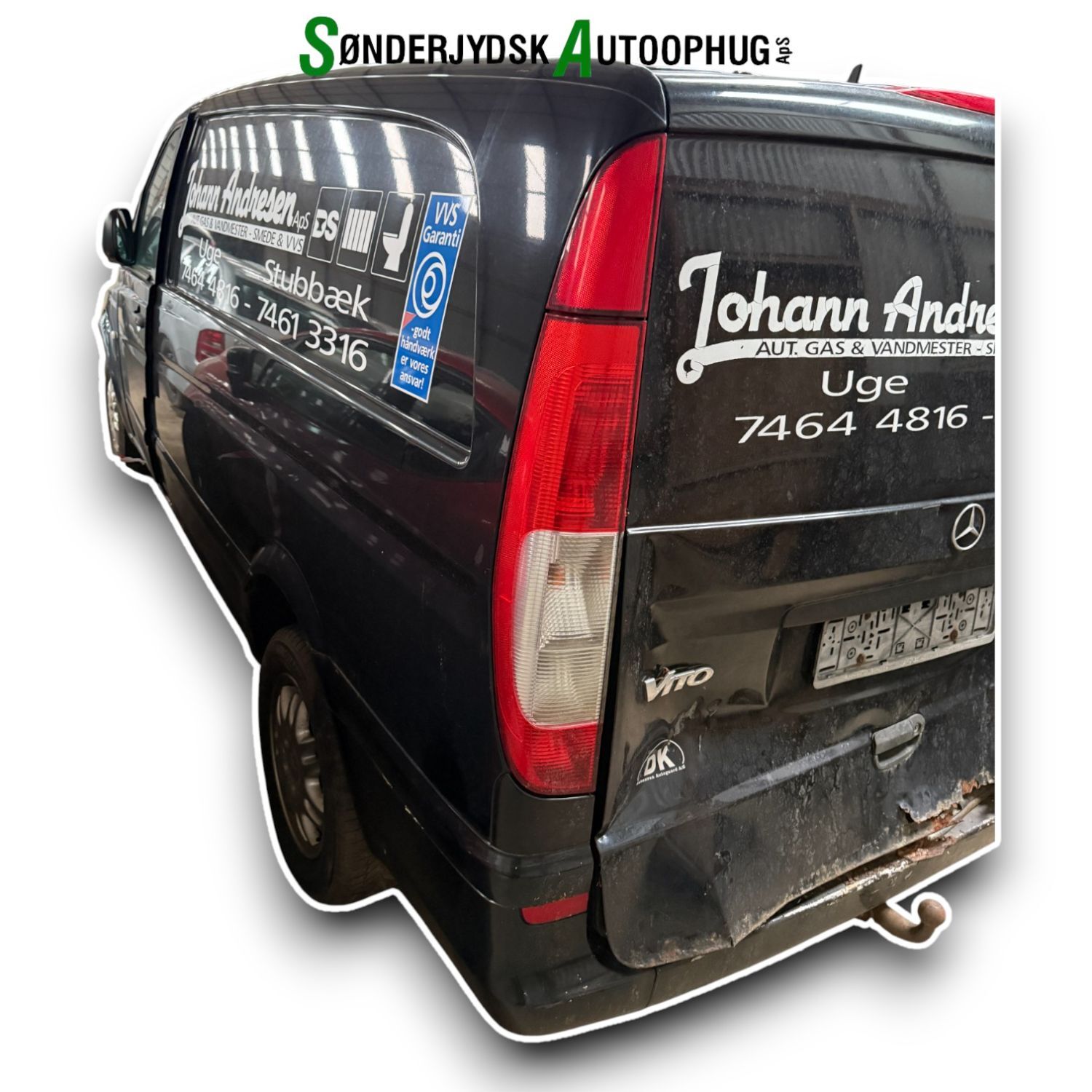 Mercedes Vito W639 Pluk-Selv-Bil Med OEM Nr. Ophugger Fra Mercedes Ophugger