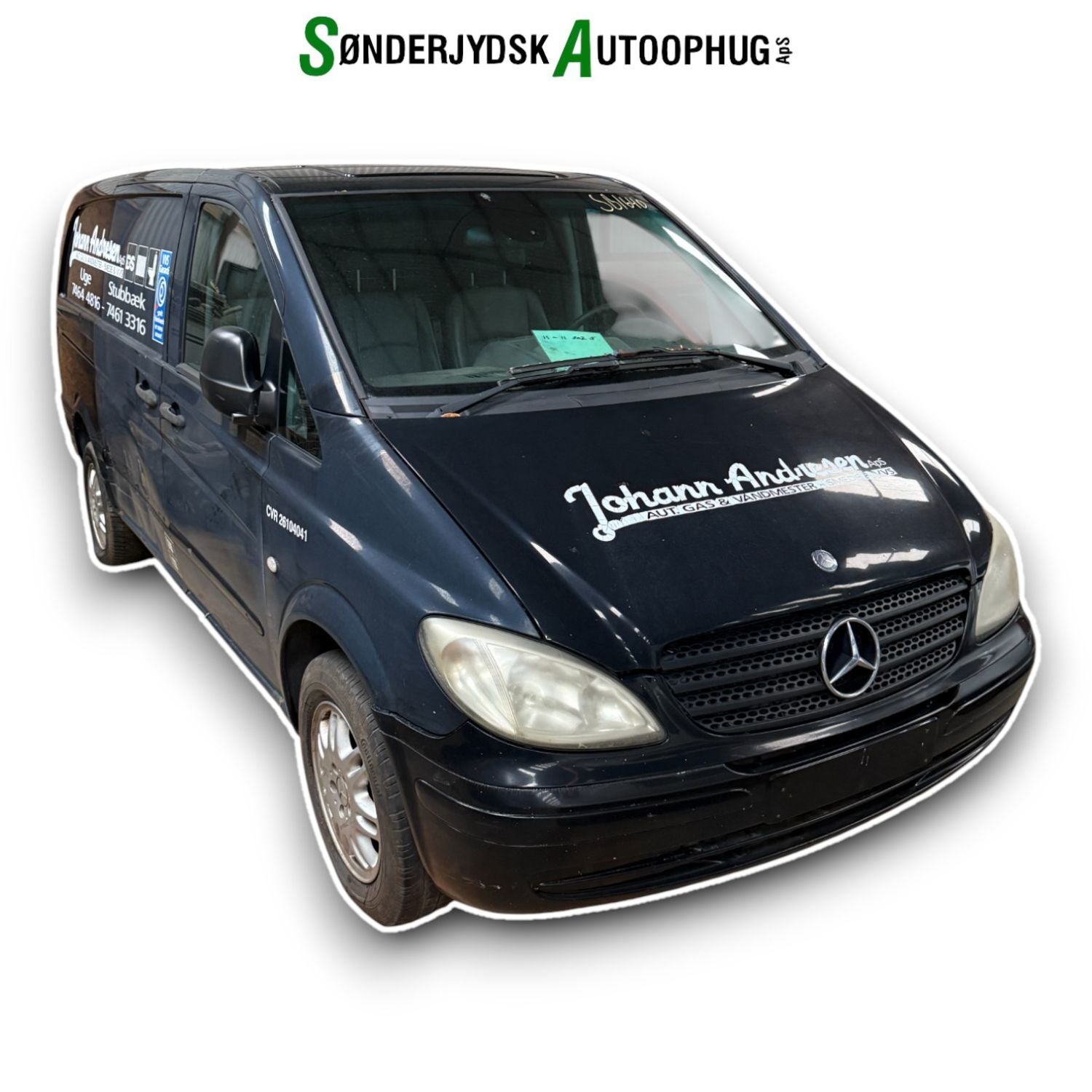 Mercedes Vito W639 Pluk-Selv-Bil Med OEM Nr. Ophugger Fra Mercedes Ophugger