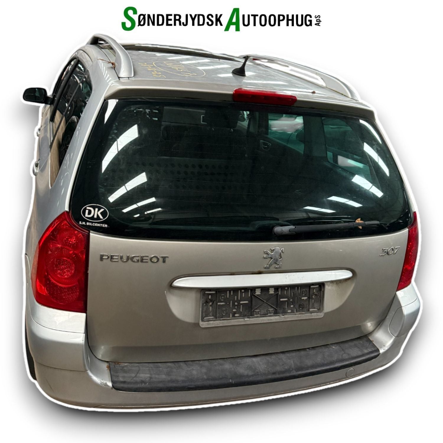 Peugeot 307 Pluk-Selv-Bil Med OEM Nr. Ophugger Fra Peugeot Ophugger