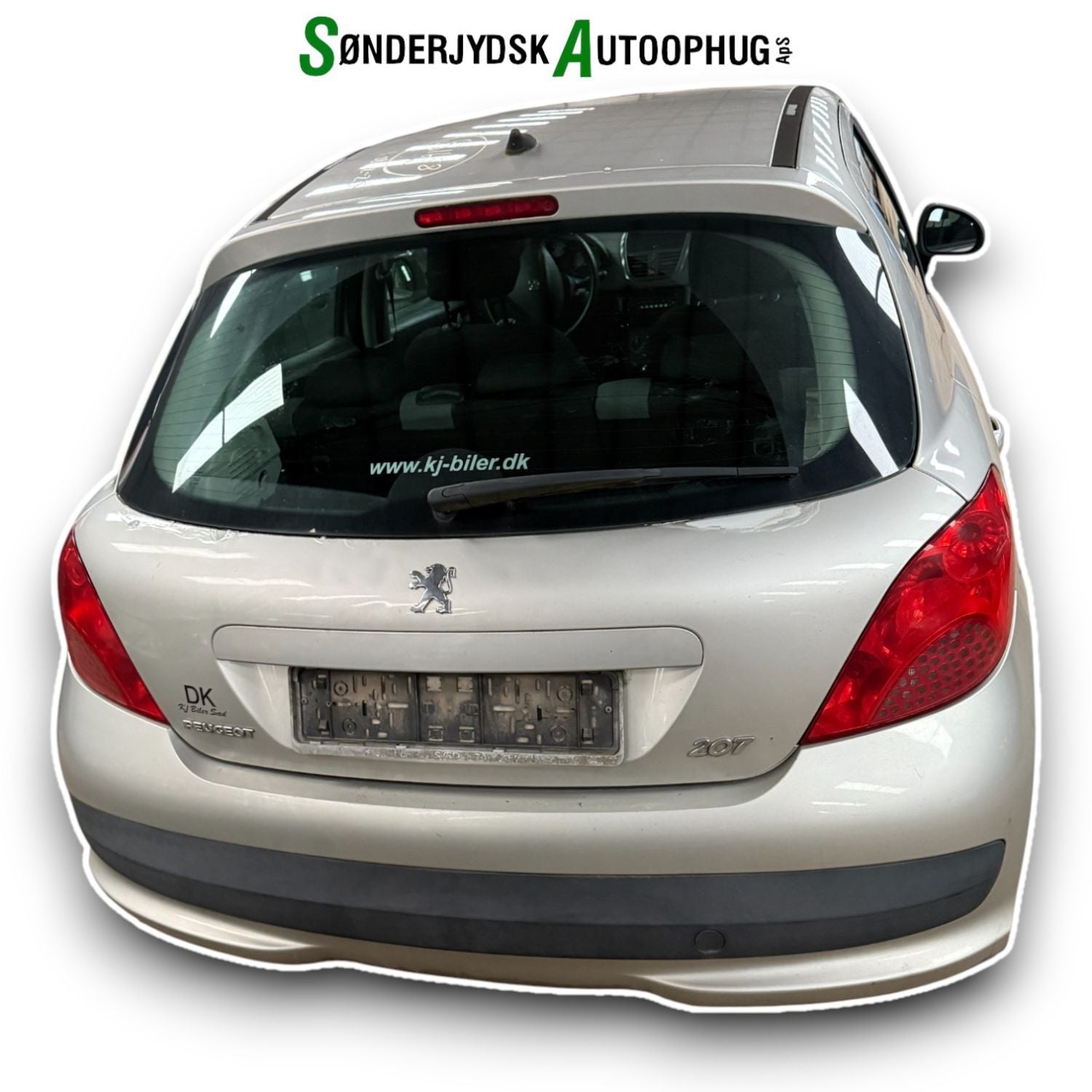 Peugeot 207 Pluk-Selv-Bil Med OEM Nr. Ophugger Fra Peugeot Ophugger