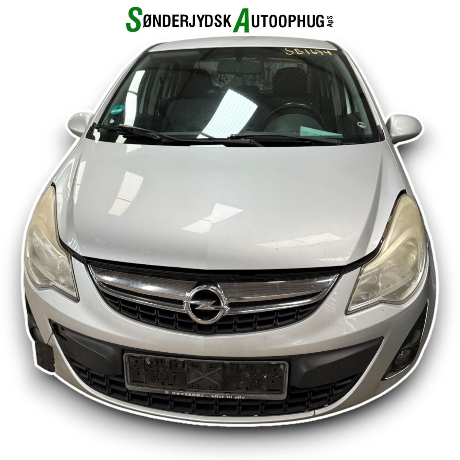 Opel Corsa D Pluk-Selv-Bil Med OEM Nr. Ophugger Fra Opel Ophugger