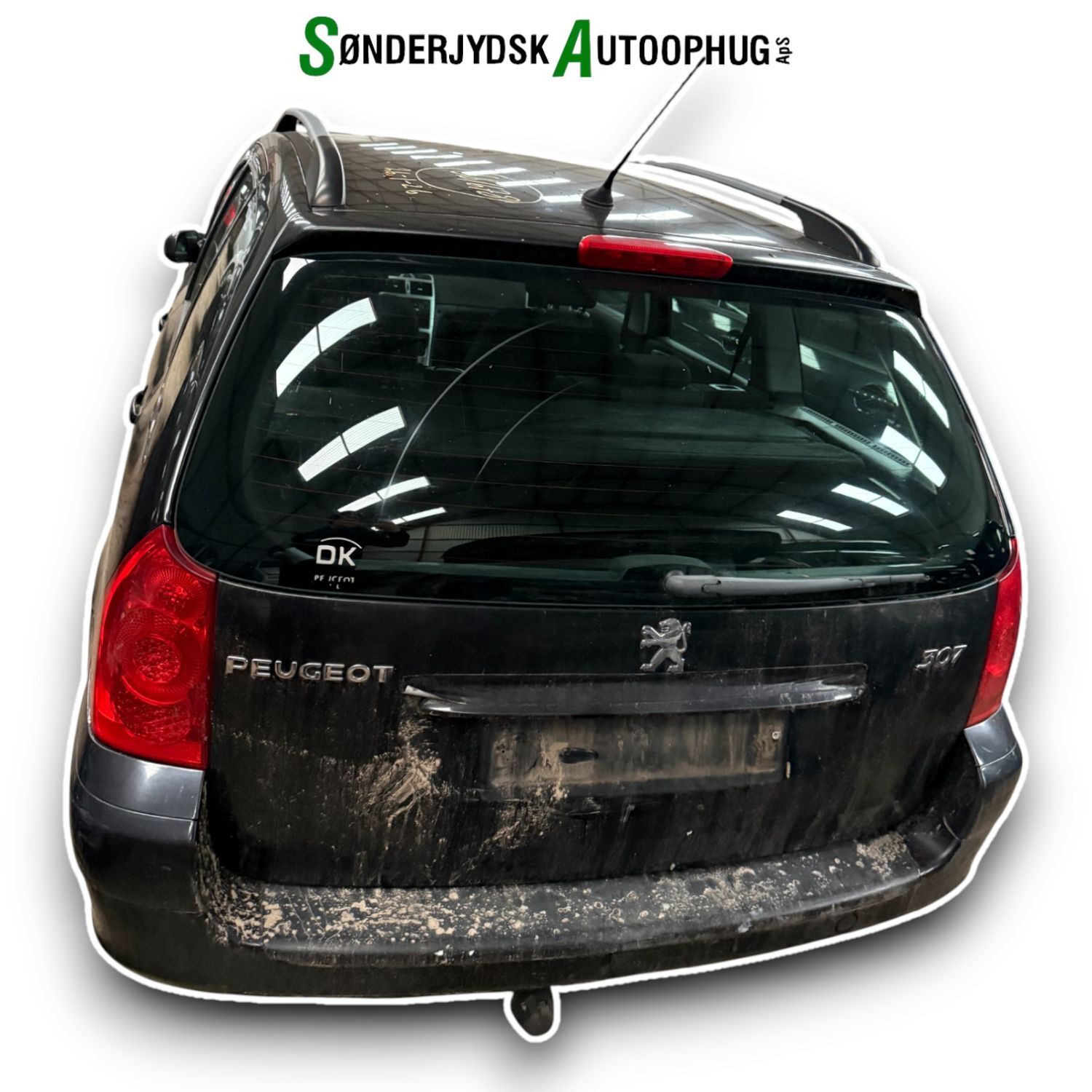 Peugeot 307 Pluk-Selv-Bil Med OEM Nr. Ophugger Fra Peugeot Ophugger