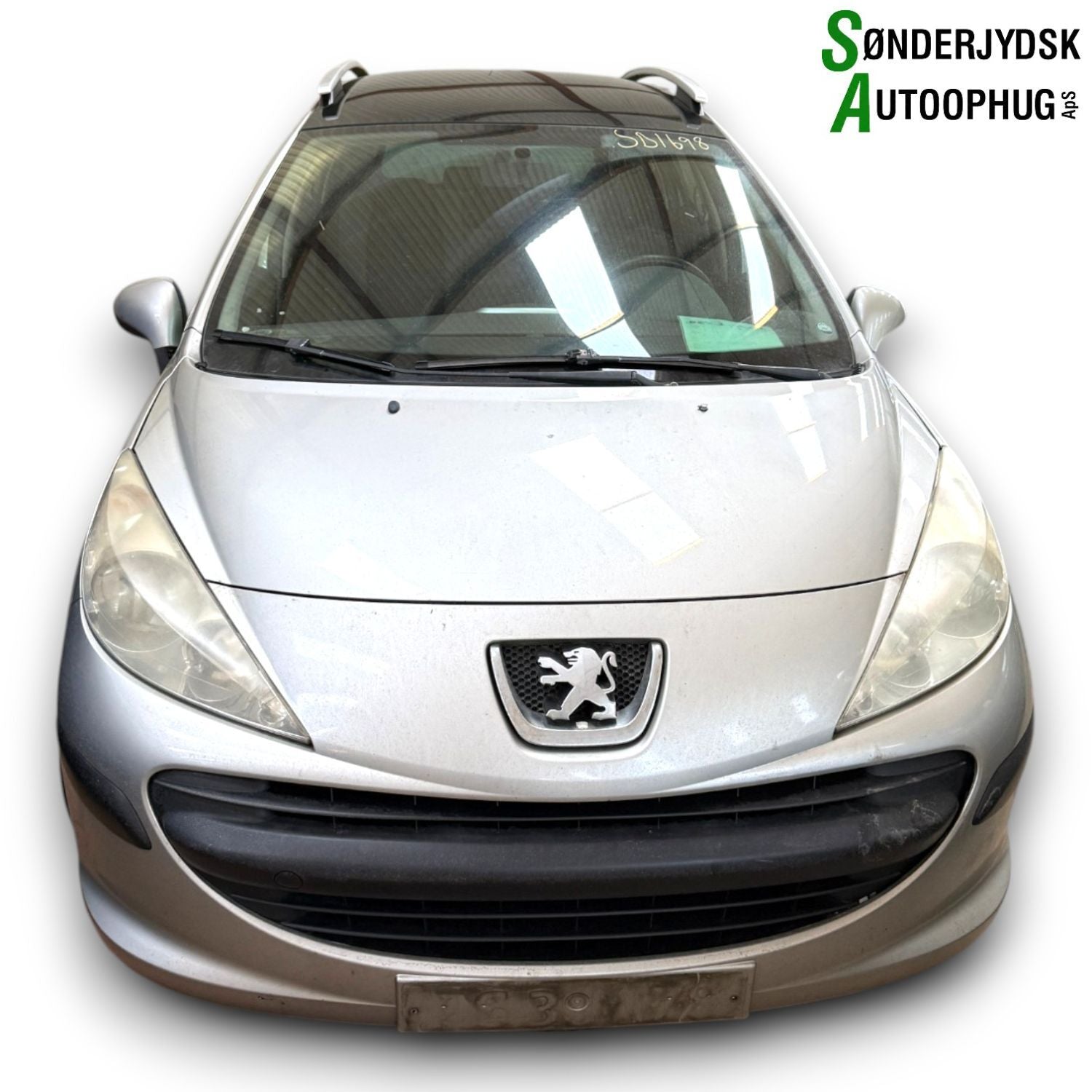 Peugeot 207 Pluk-Selv-Bil Med OEM Nr. Ophugger Fra Peugeot Ophugger