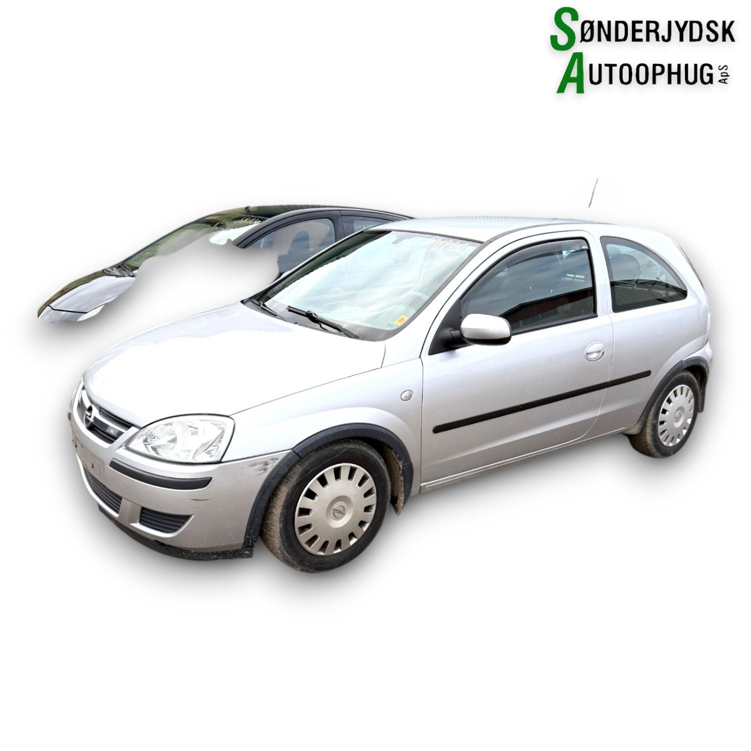 Opel Corsa C Pluk-Selv-Bil Med OEM Nr. Ophugger Fra Opel Ophugger