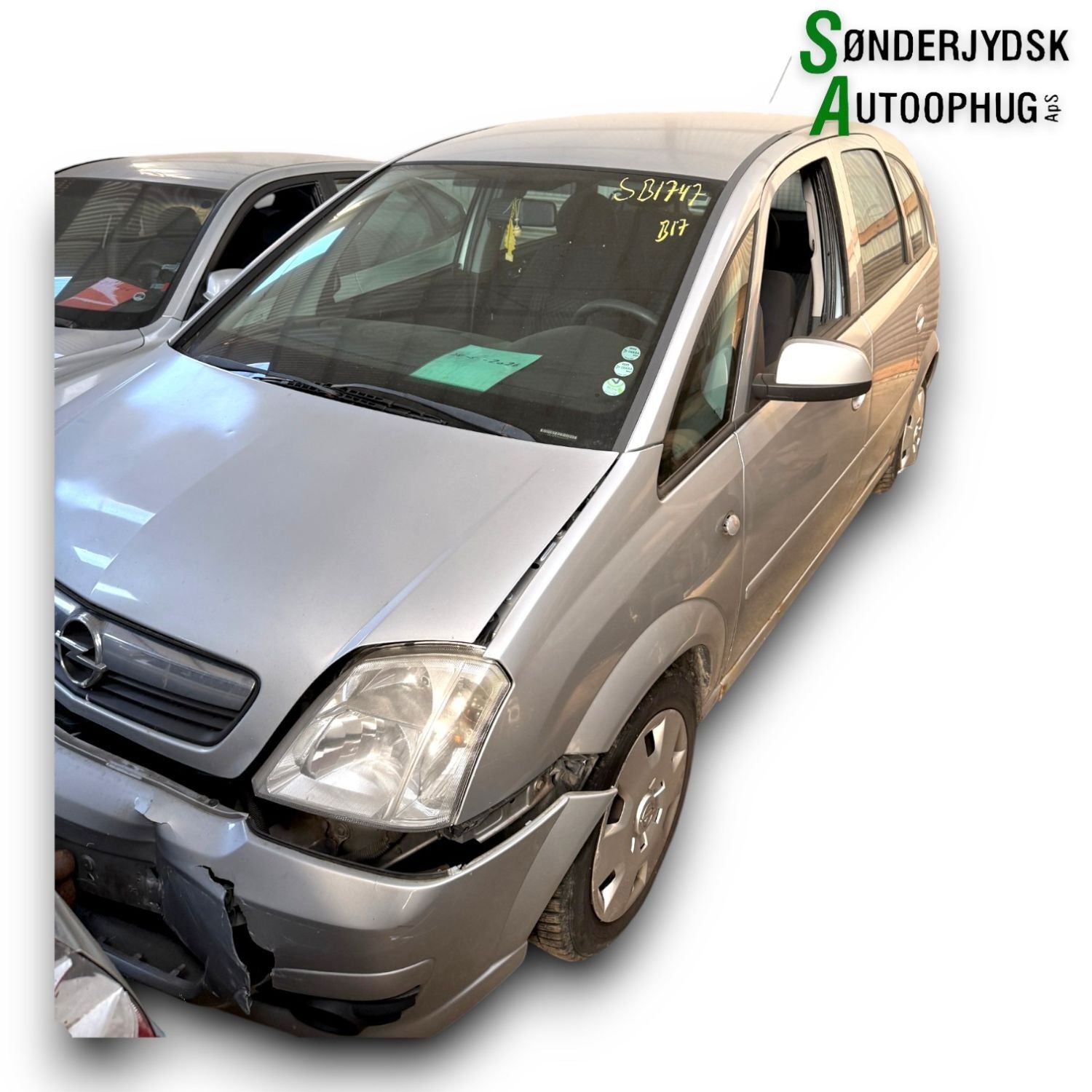 Opel Meriva A Pluk-Selv-Bil Med OEM Nr. Ophugger Fra Opel Ophugger