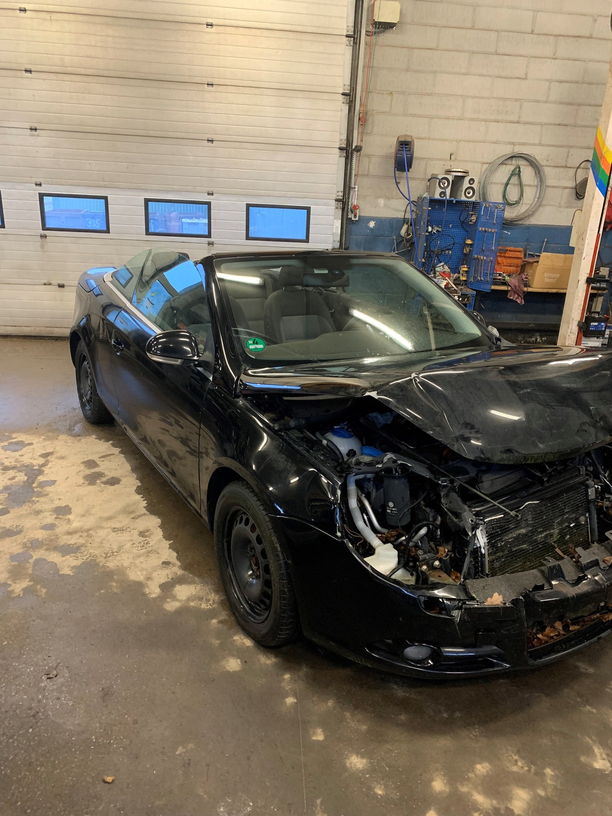 VW Eos 1Q Pluk-Selv-Bil Med OEM Nr. Ophugger Fra VW Ophugger