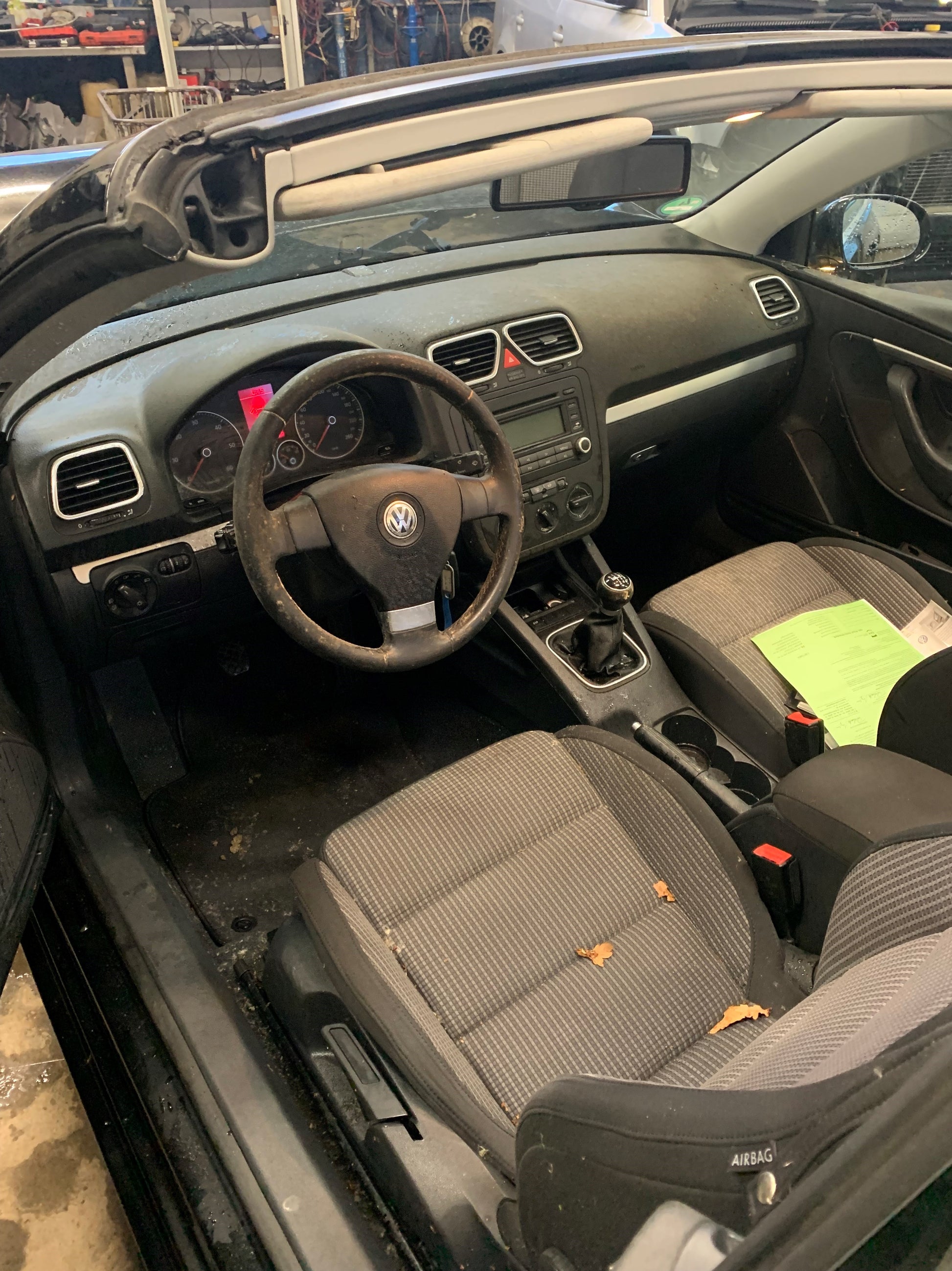 VW Eos 1Q Pluk-Selv-Bil Med OEM Nr. Ophugger Fra VW Ophugger