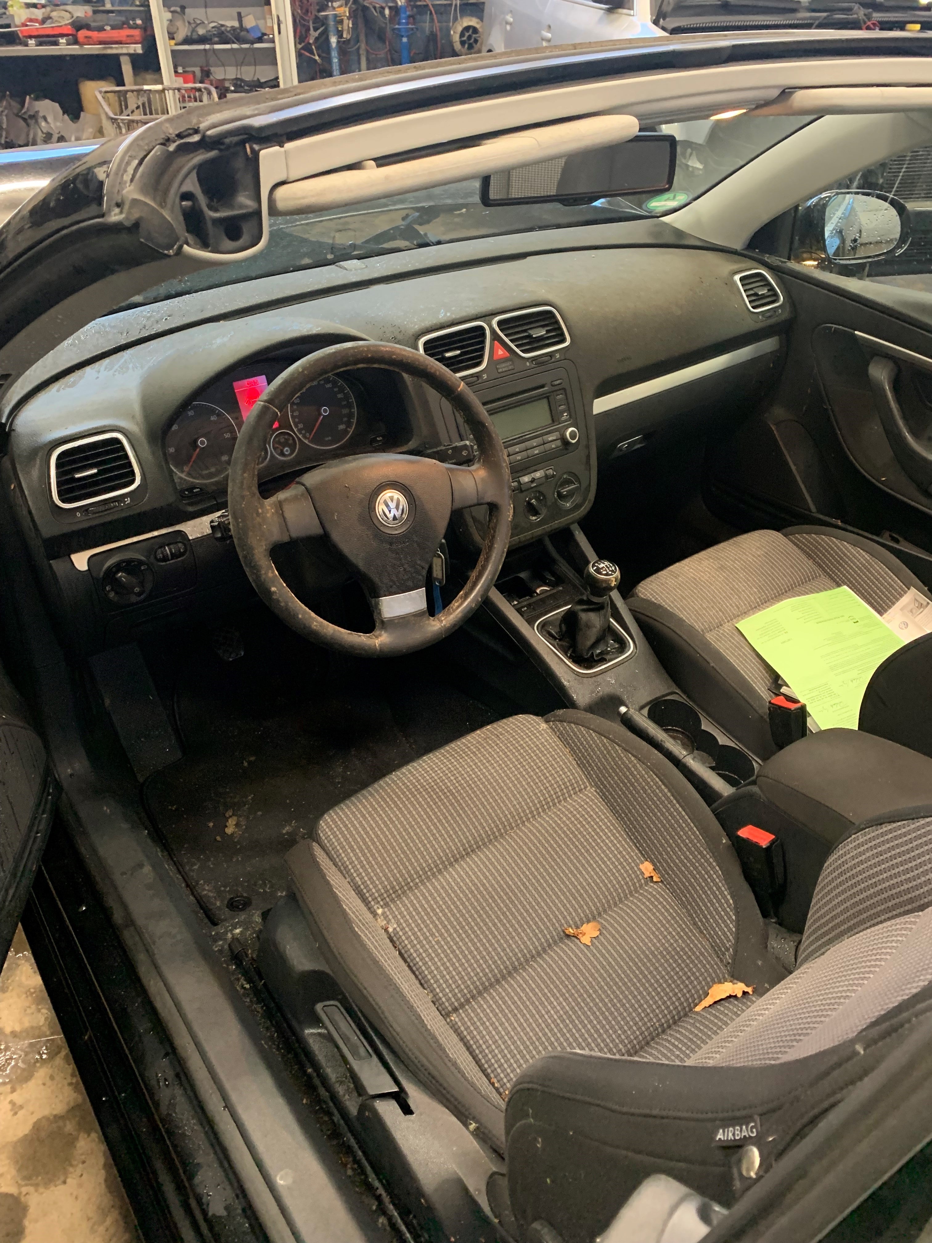 VW Eos Pluk-Selv-Bil Med OEM Nr. Ophugger Fra VW Ophugger