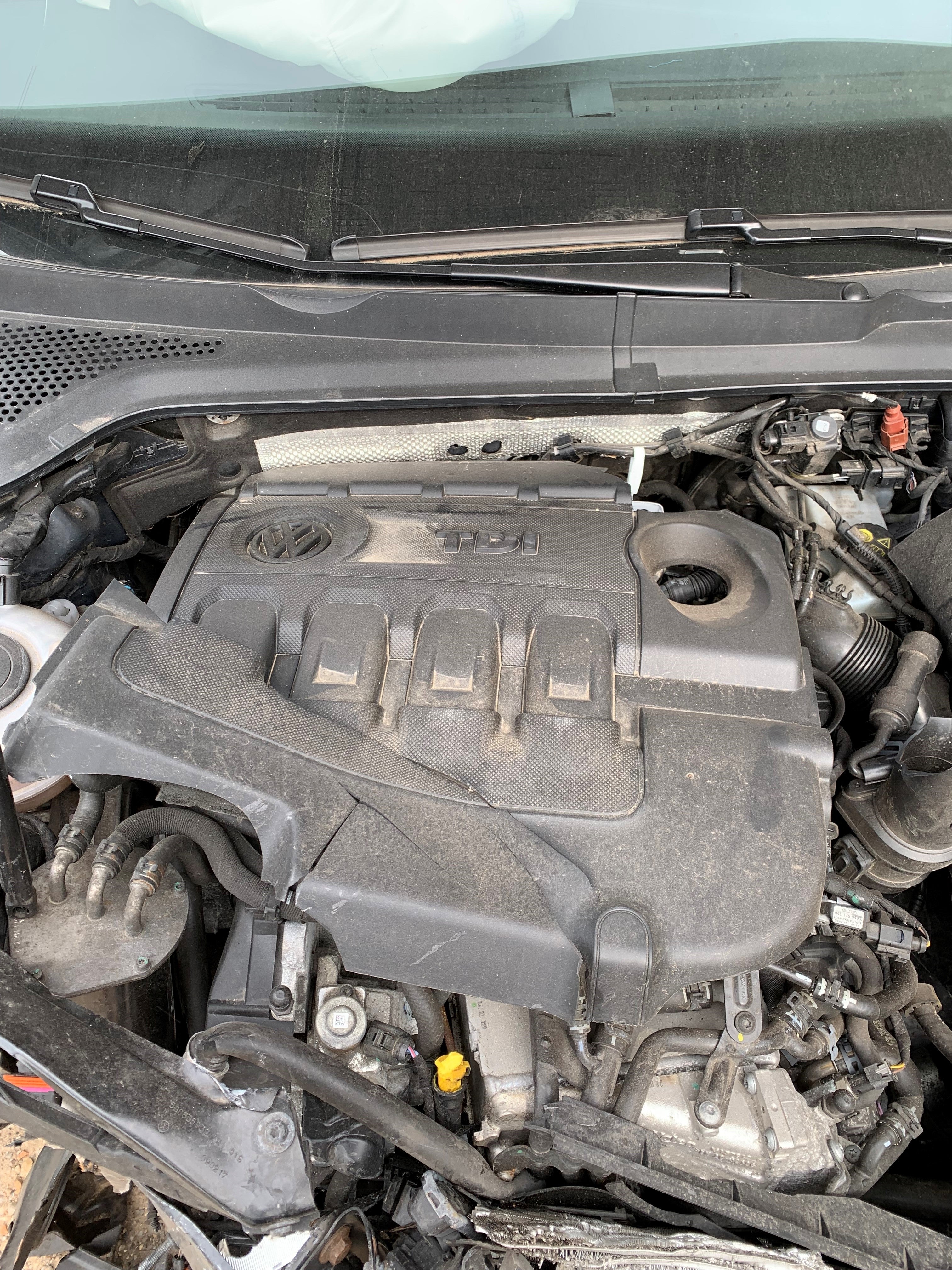 VW Golf 7 Au Pluk-Selv-Bil Med OEM Nr. Ophugger Fra VW Ophugger