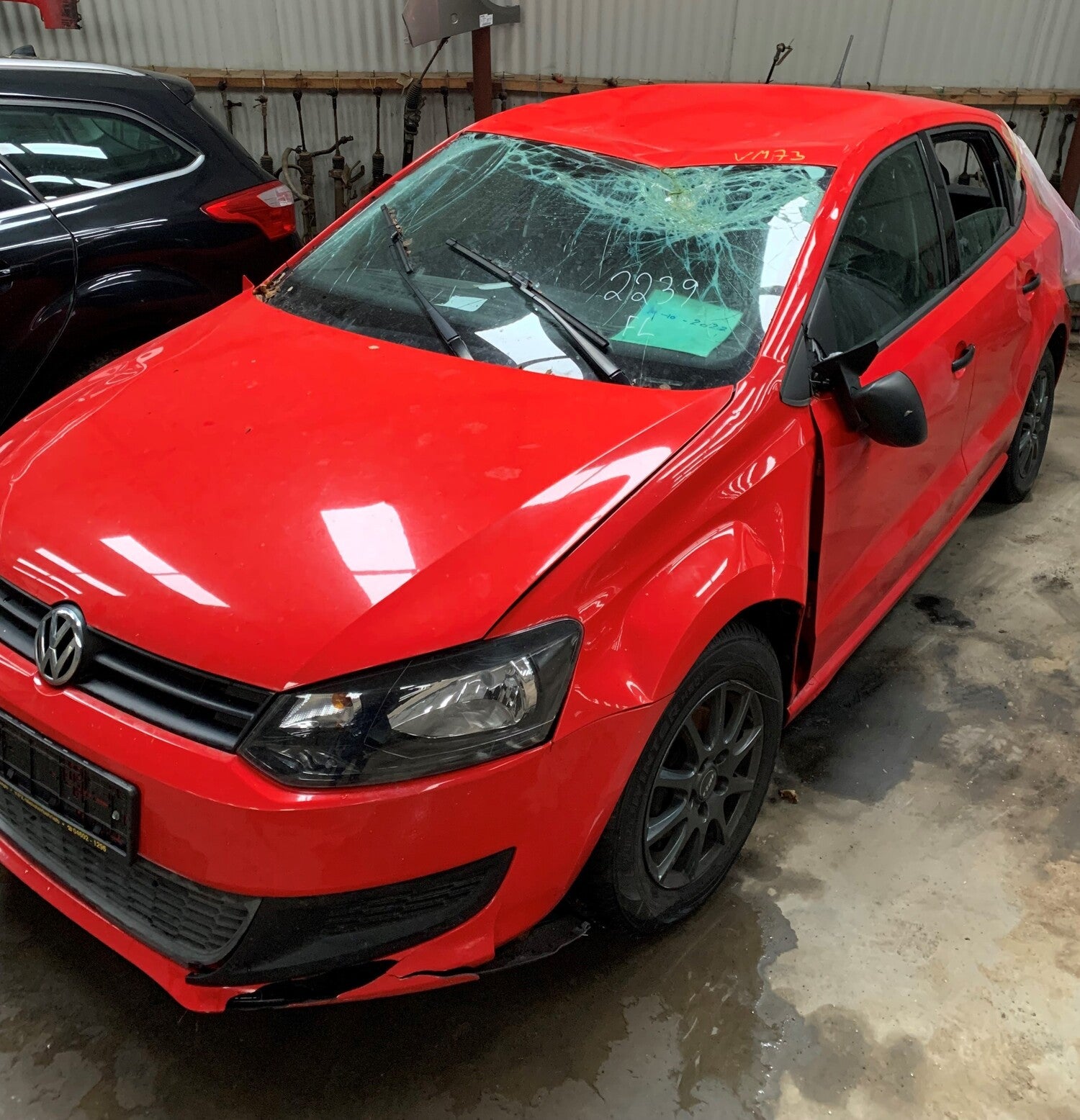 VW Polo 6R Pluk-Selv-Bil Med OEM Nr. Ophugger Fra VW Ophugger