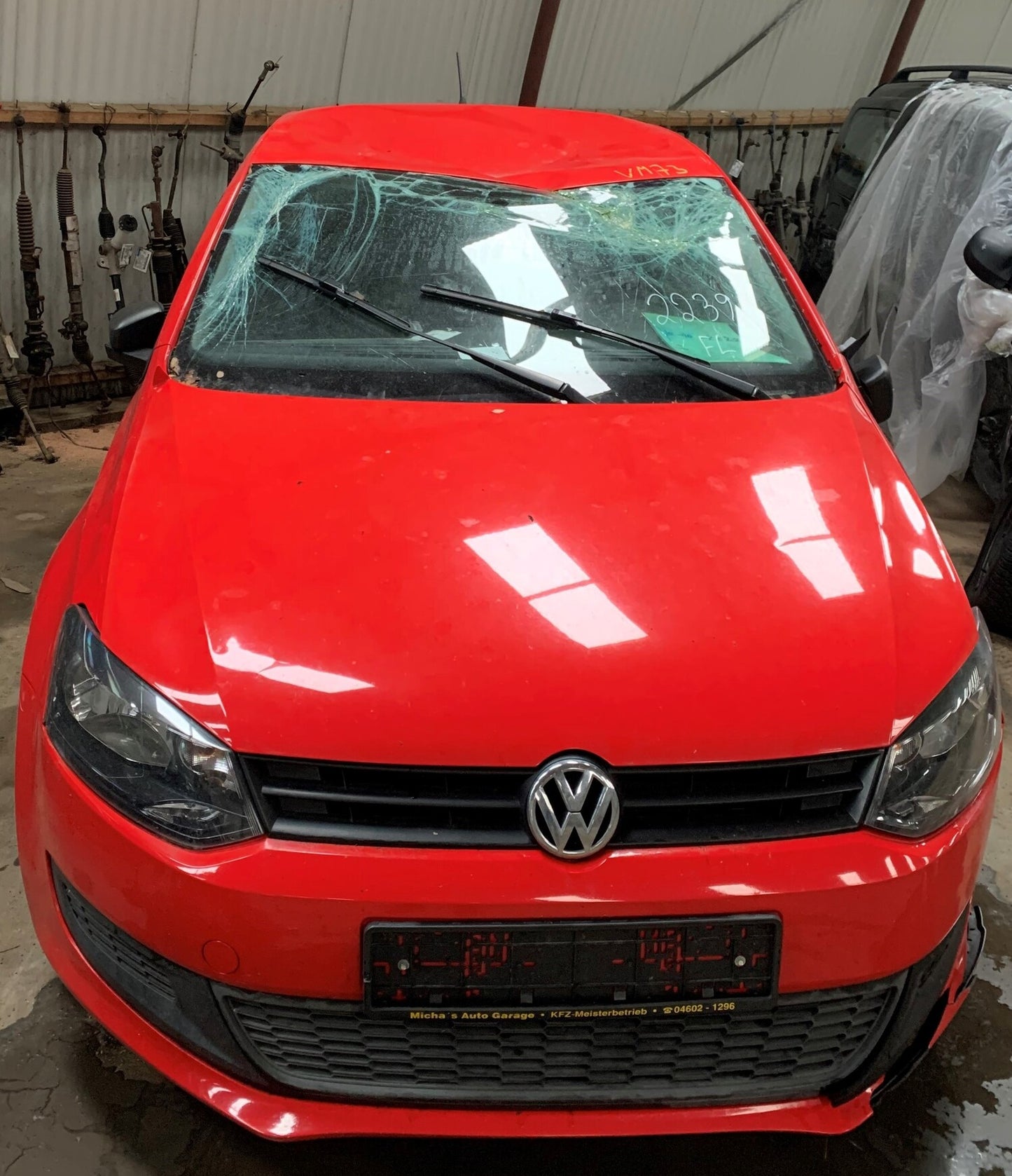 VW Polo 6R Pluk-Selv-Bil Med OEM Nr. Ophugger Fra VW Ophugger