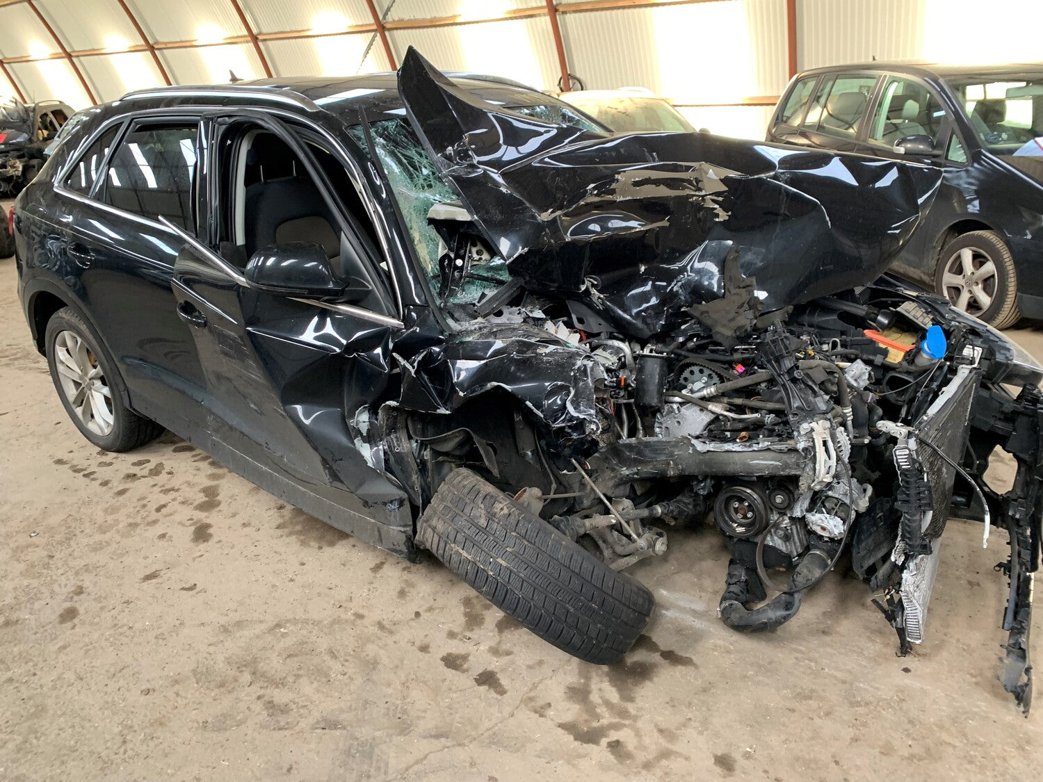 Audi Q3 Pluk-Selv-Bil Med OEM Nr. WAUZZZ8U1ER148117 Fra Audi Ophugger
