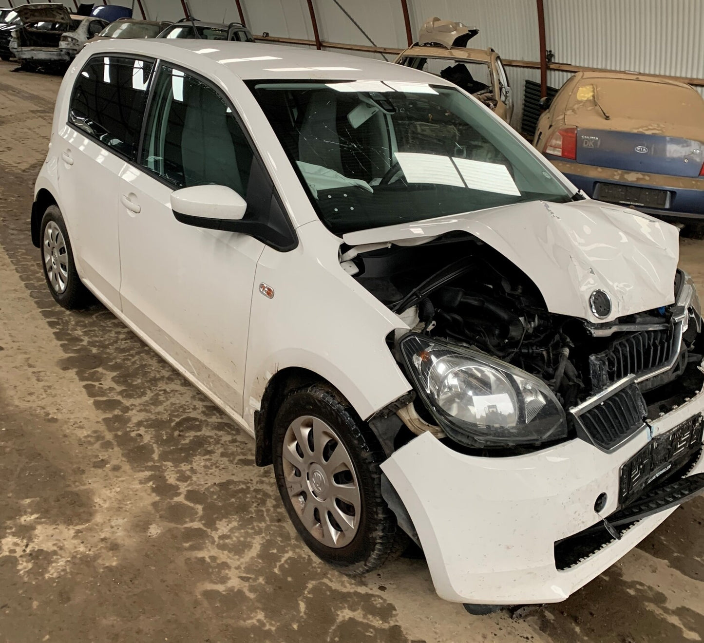 Skoda Citigo Pluk-Selv-Bil Med OEM Nr. TMBZZZAAZDD607820 Fra Skoda Ophugger