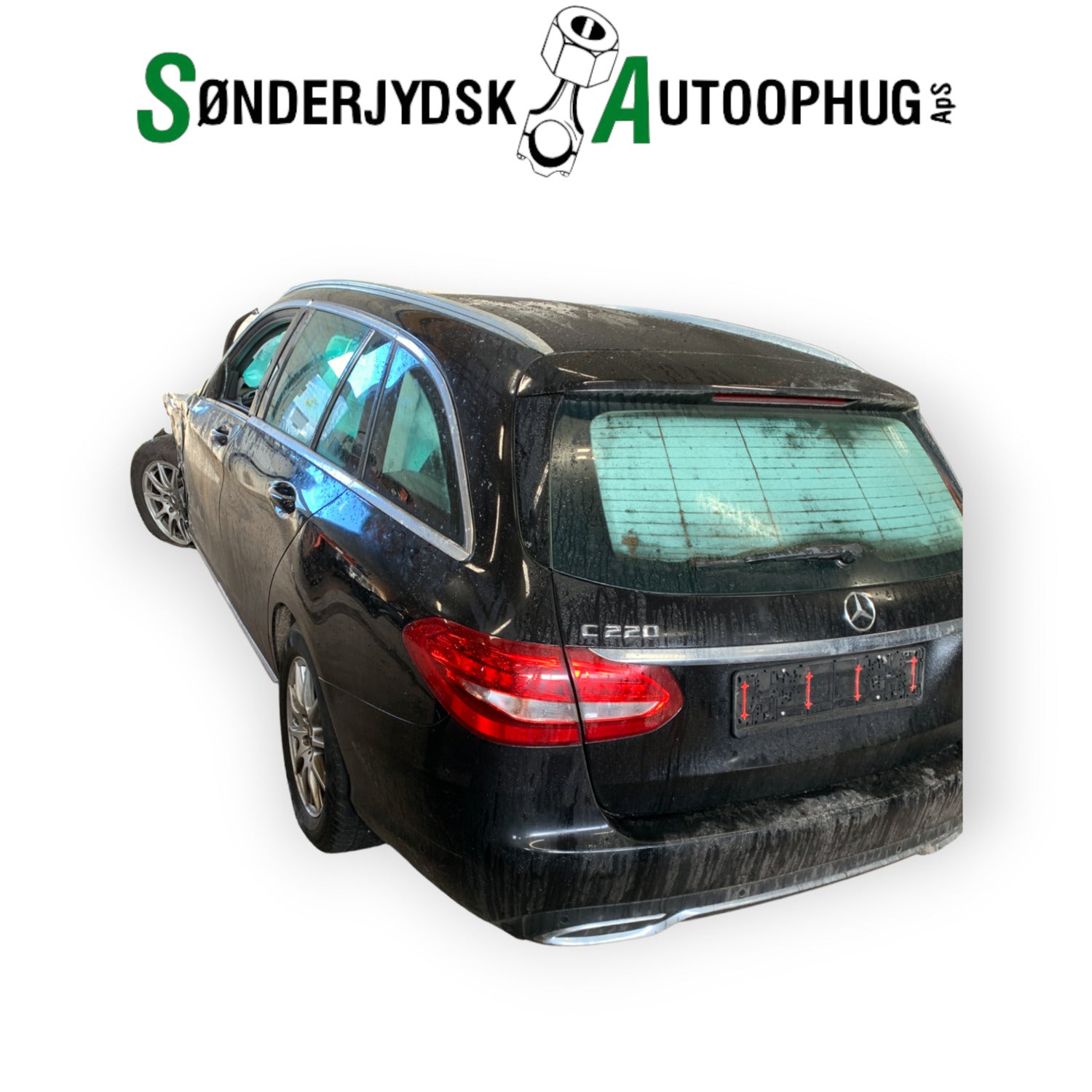 Mercedes-Benz Mercedes C W205 Pluk-Selv-Bil Med OEM Nr. Ophugger Fra Mercedes-Benz Ophugger