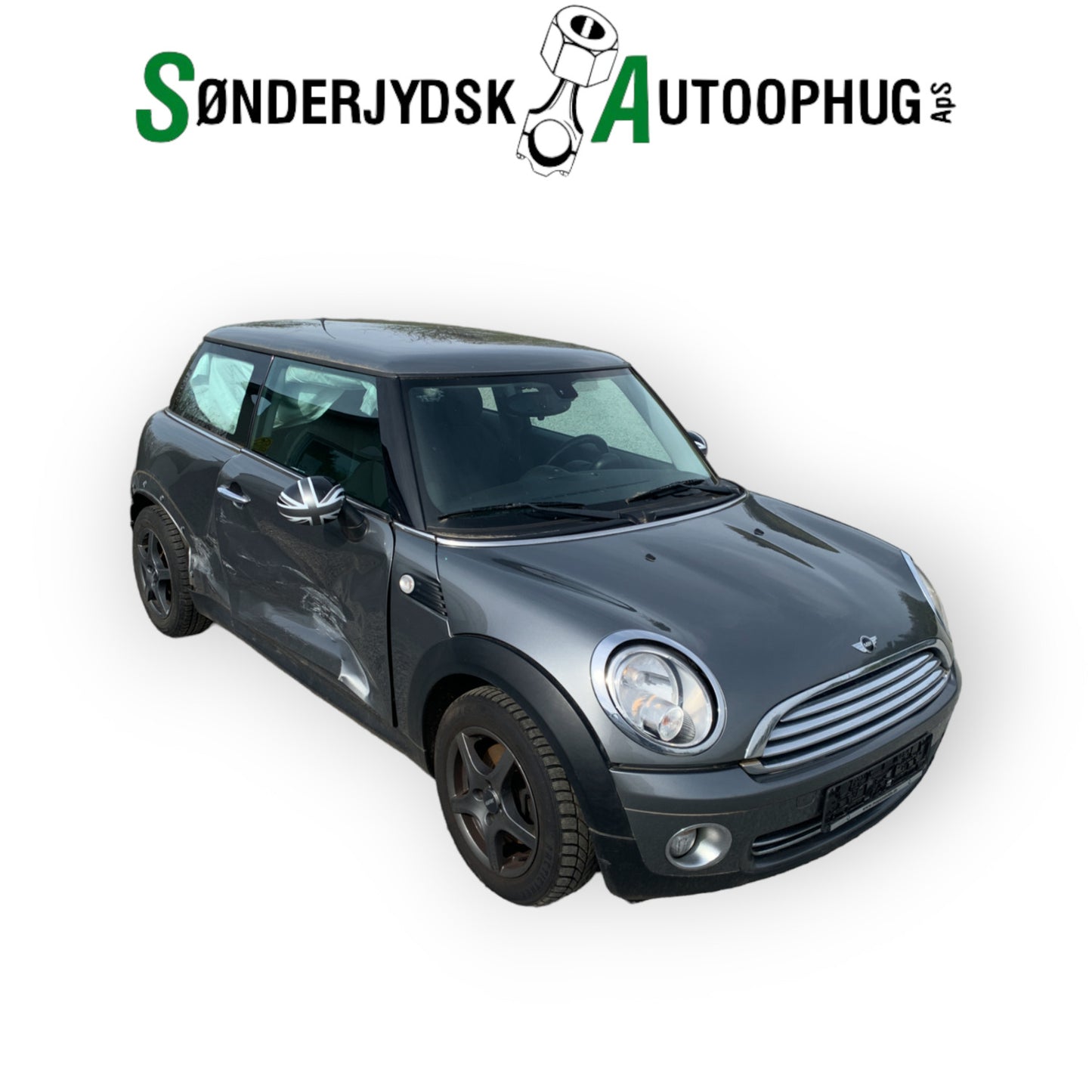 Mini Mini MKII Dørrude - Siderude Med OEM Nr. Ophugger Fra Mini Ophugger