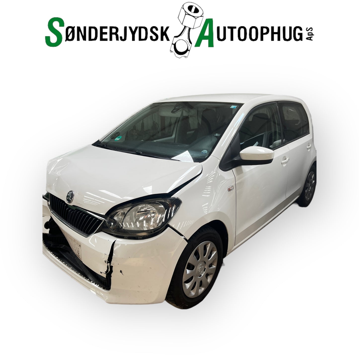Skoda Citigo Pluk-Selv-Bil Med OEM Nr. TMBZZZAAZED628532 Fra Skoda Ophugger