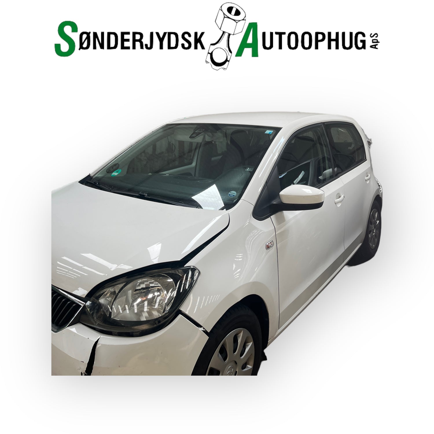 Skoda Citigo Pluk-Selv-Bil Med OEM Nr. TMBZZZAAZED628532 Fra Skoda Ophugger