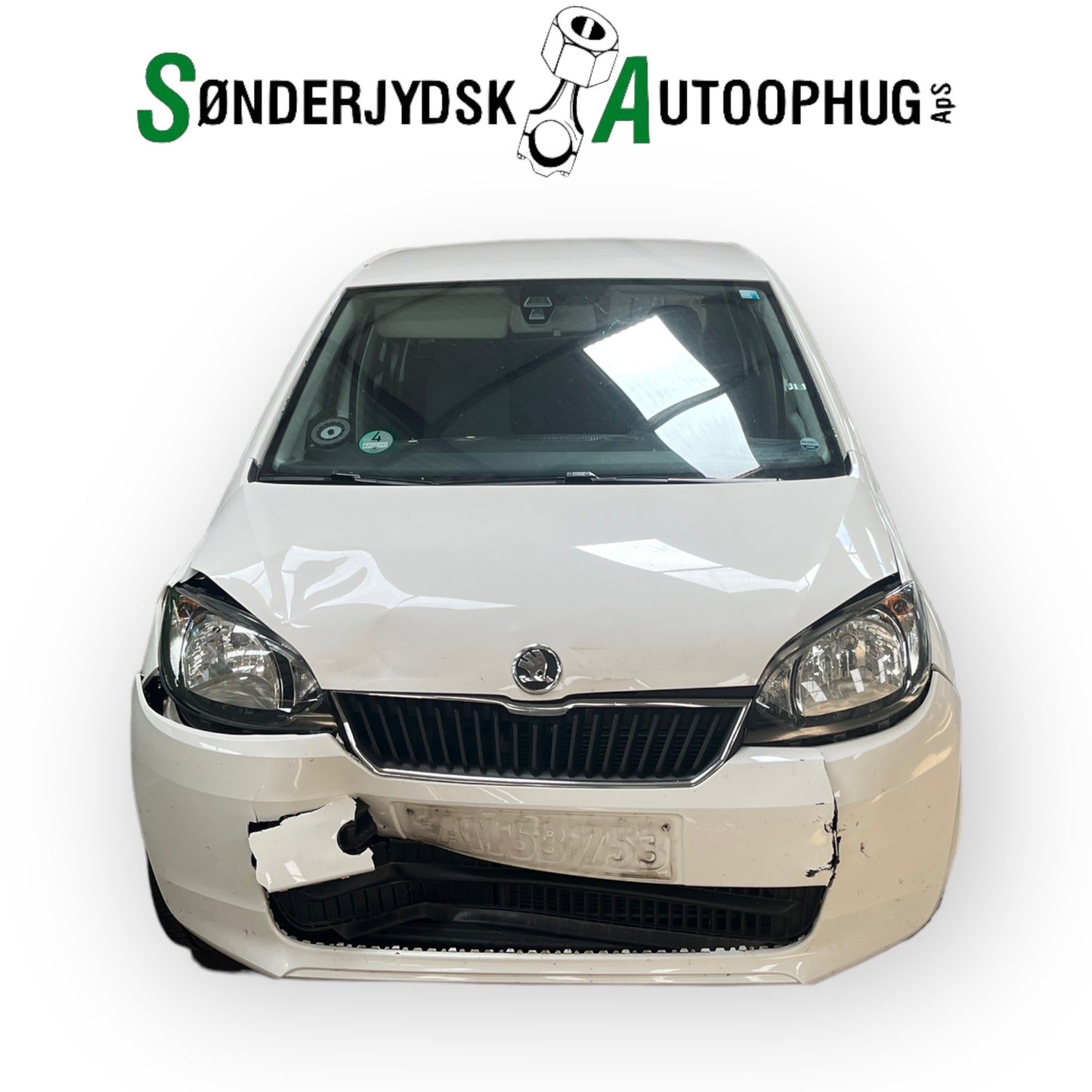 Skoda Citigo Pluk-Selv-Bil Med OEM Nr. TMBZZZAAZED628532 Fra Skoda Ophugger