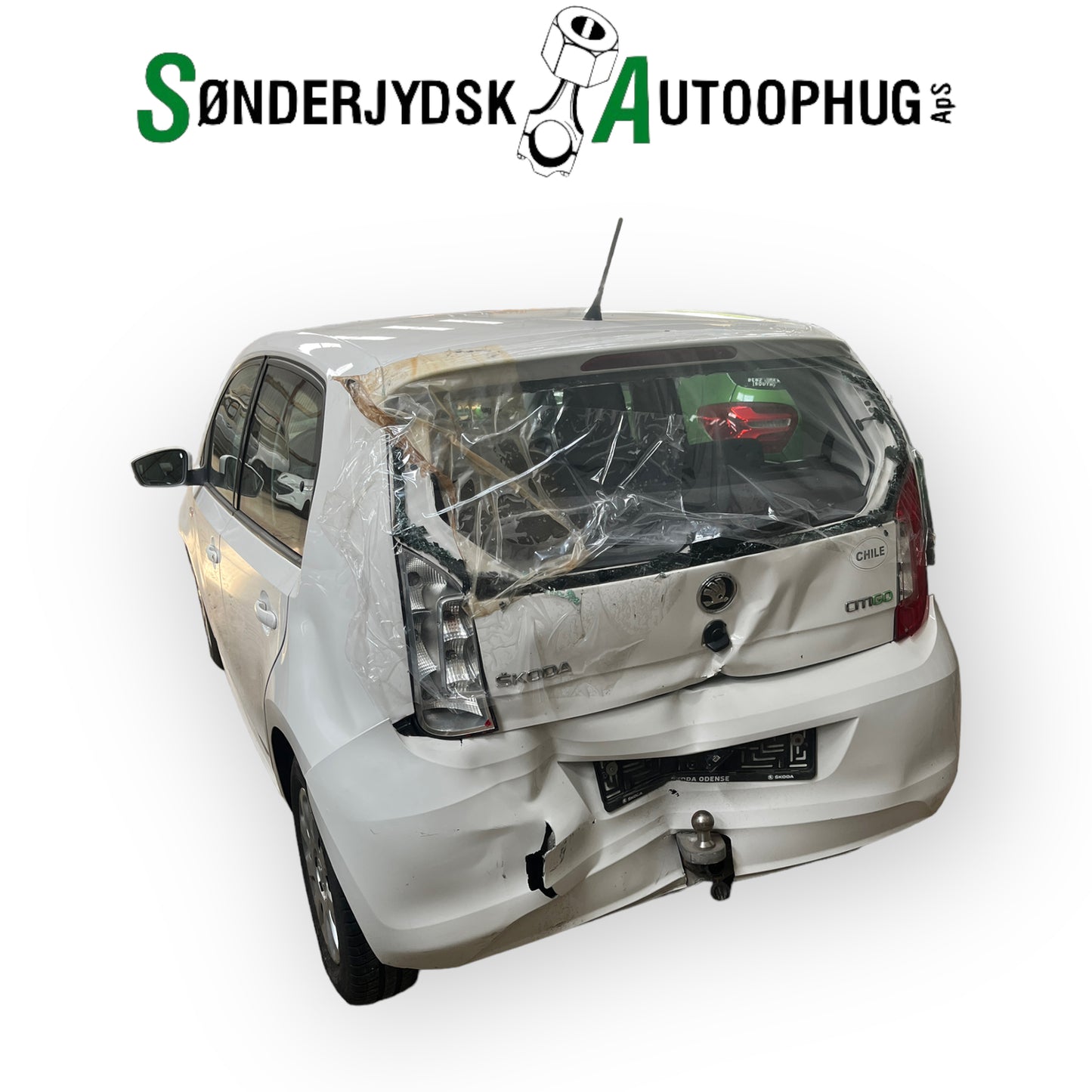 Skoda Citigo Pluk-Selv-Bil Med OEM Nr. TMBZZZAAZED628532 Fra Skoda Ophugger