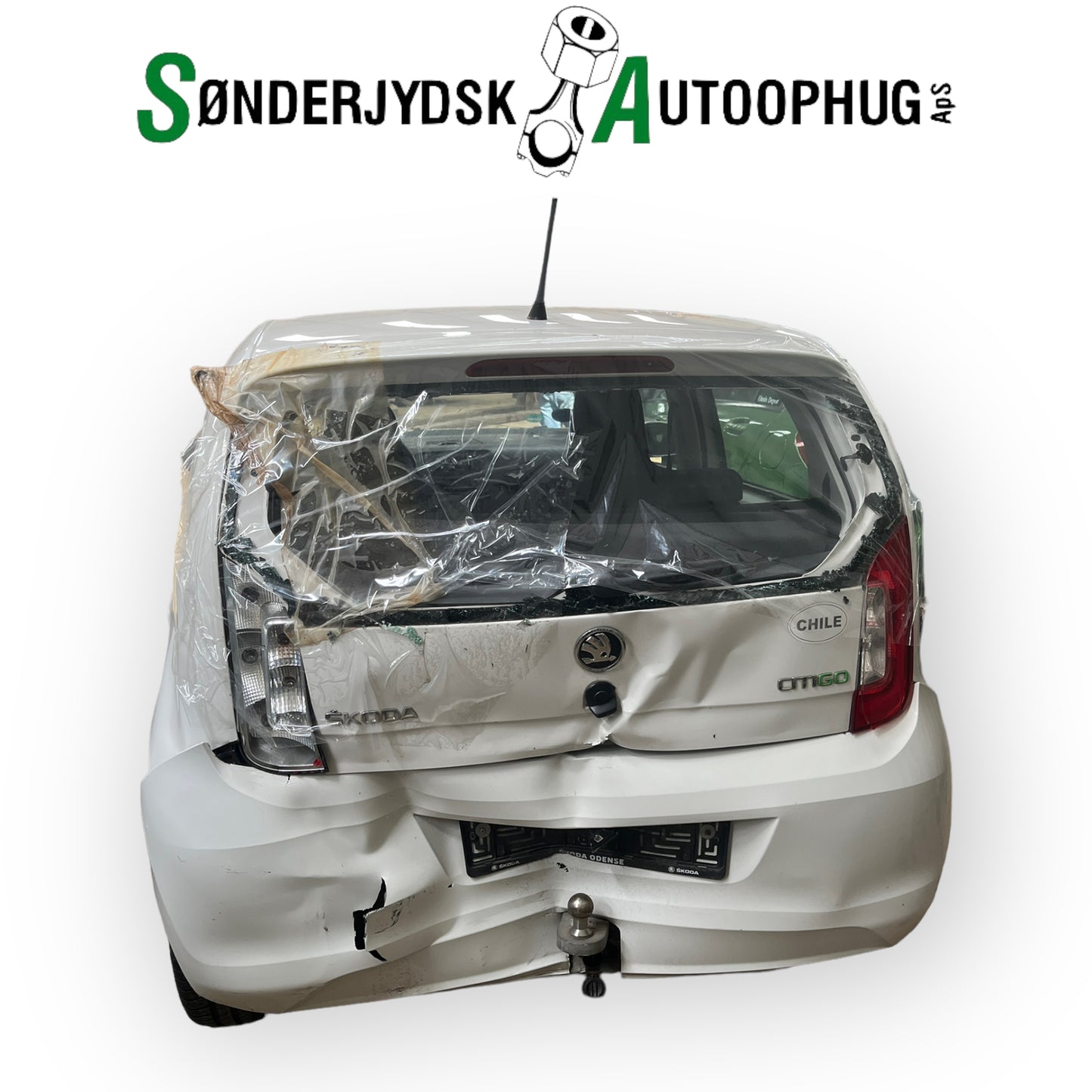 Skoda Citigo Pluk-Selv-Bil Med OEM Nr. TMBZZZAAZED628532 Fra Skoda Ophugger