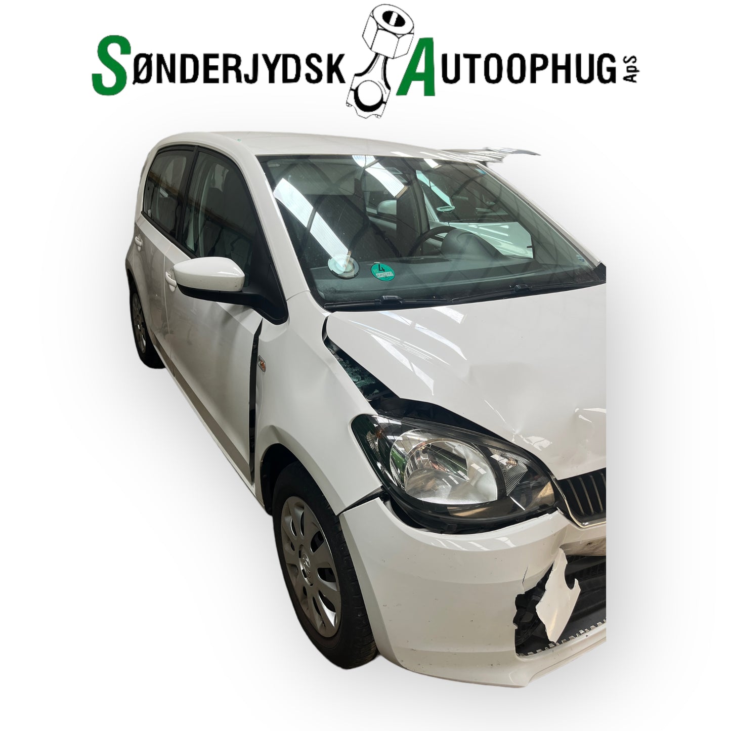 Skoda Citigo Pluk-Selv-Bil Med OEM Nr. TMBZZZAAZED628532 Fra Skoda Ophugger