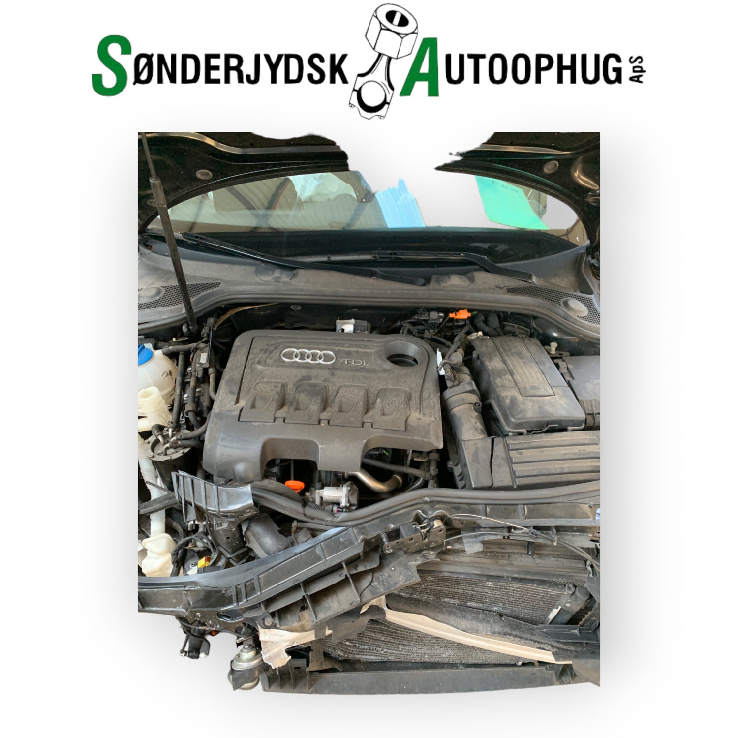 Audi A3 Pluk-Selv-Bil Med OEM Nr. WAUZZZ8P4CA048745 Fra Audi Ophugger