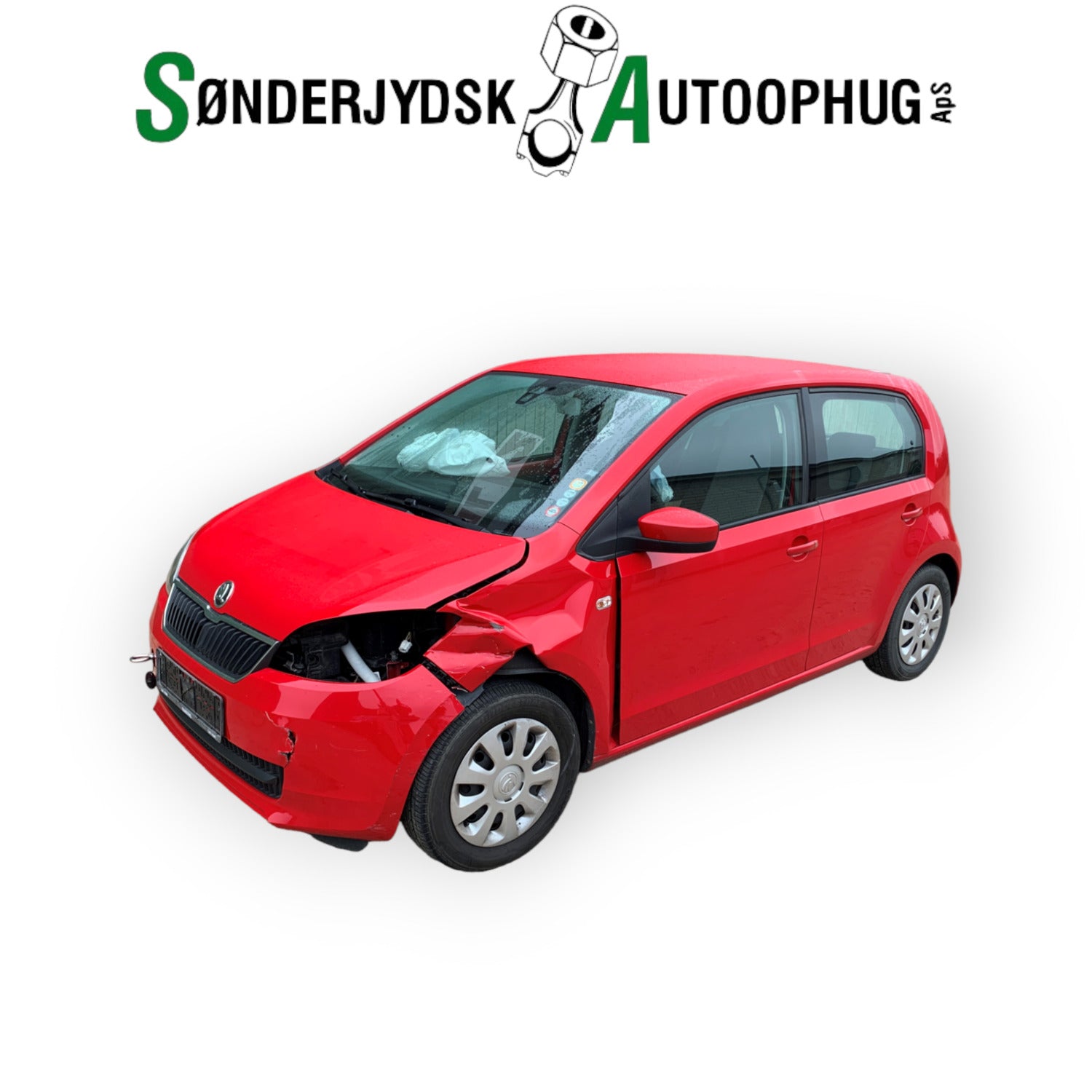 Skoda Citigo Pluk-Selv-Bil Med OEM Nr. TMBZZZAAZDD613746 Fra Skoda Ophugger
