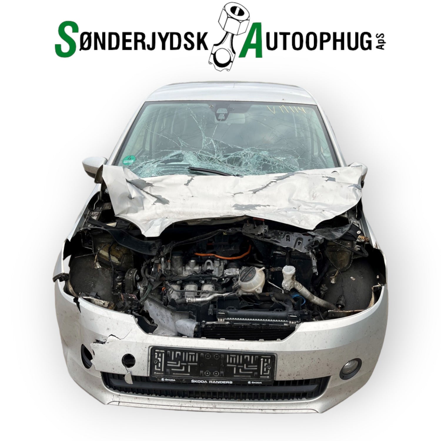 Skoda Citigo Pluk-Selv-Bil Med OEM Nr. TMBZZZAAZDD621957 Fra Skoda Ophugger