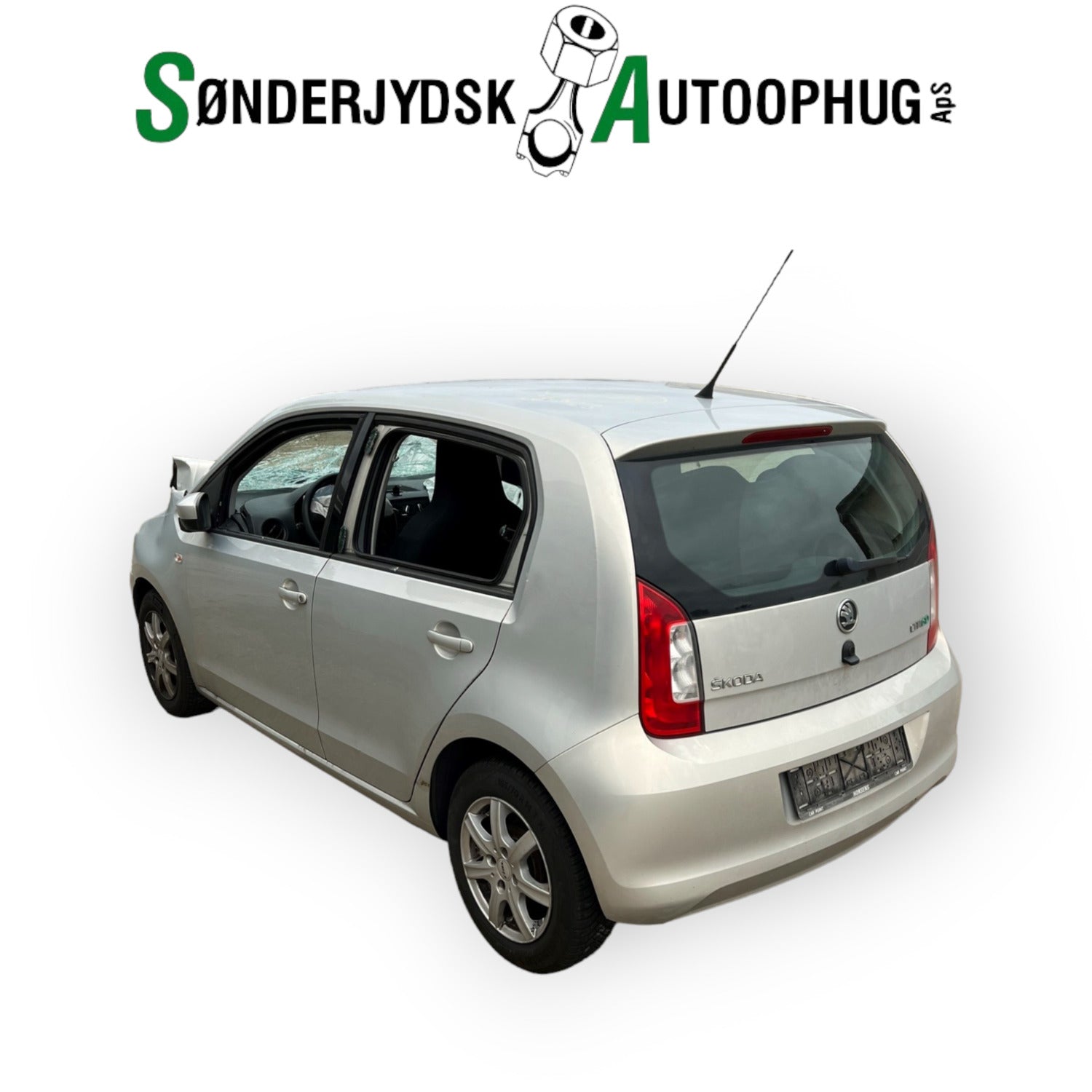 Skoda Citigo Pluk-Selv-Bil Med OEM Nr. TMBZZZAAZDD621957 Fra Skoda Ophugger