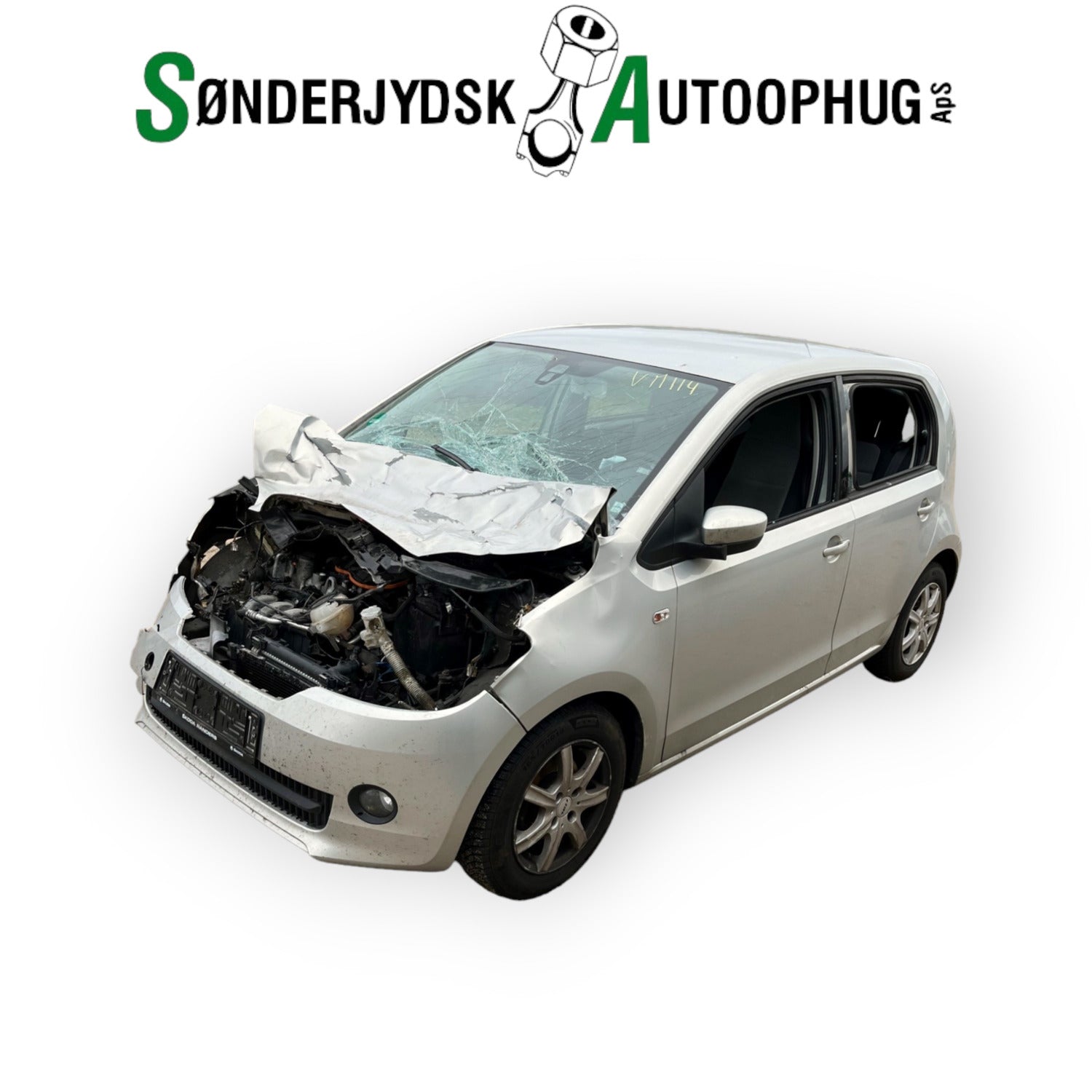 Skoda Citigo Pluk-Selv-Bil Med OEM Nr. TMBZZZAAZDD621957 Fra Skoda Ophugger