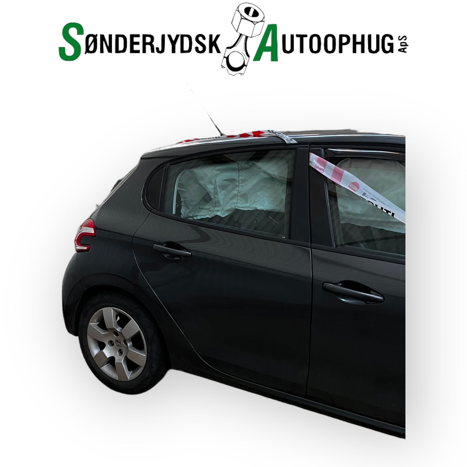 Peugeot 208 Pluk-Selv-Bil Med OEM Nr. Ophugger Fra Peugeot Ophugger
