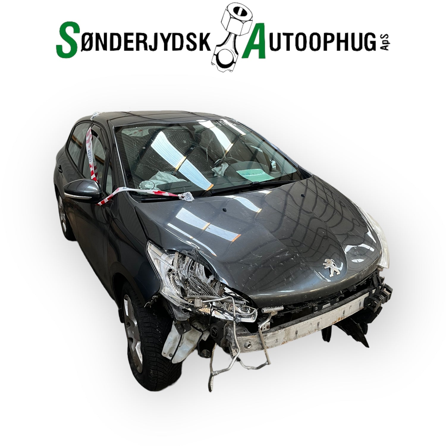 Peugeot 208 Pluk-Selv-Bil Med OEM Nr. Ophugger Fra Peugeot Ophugger