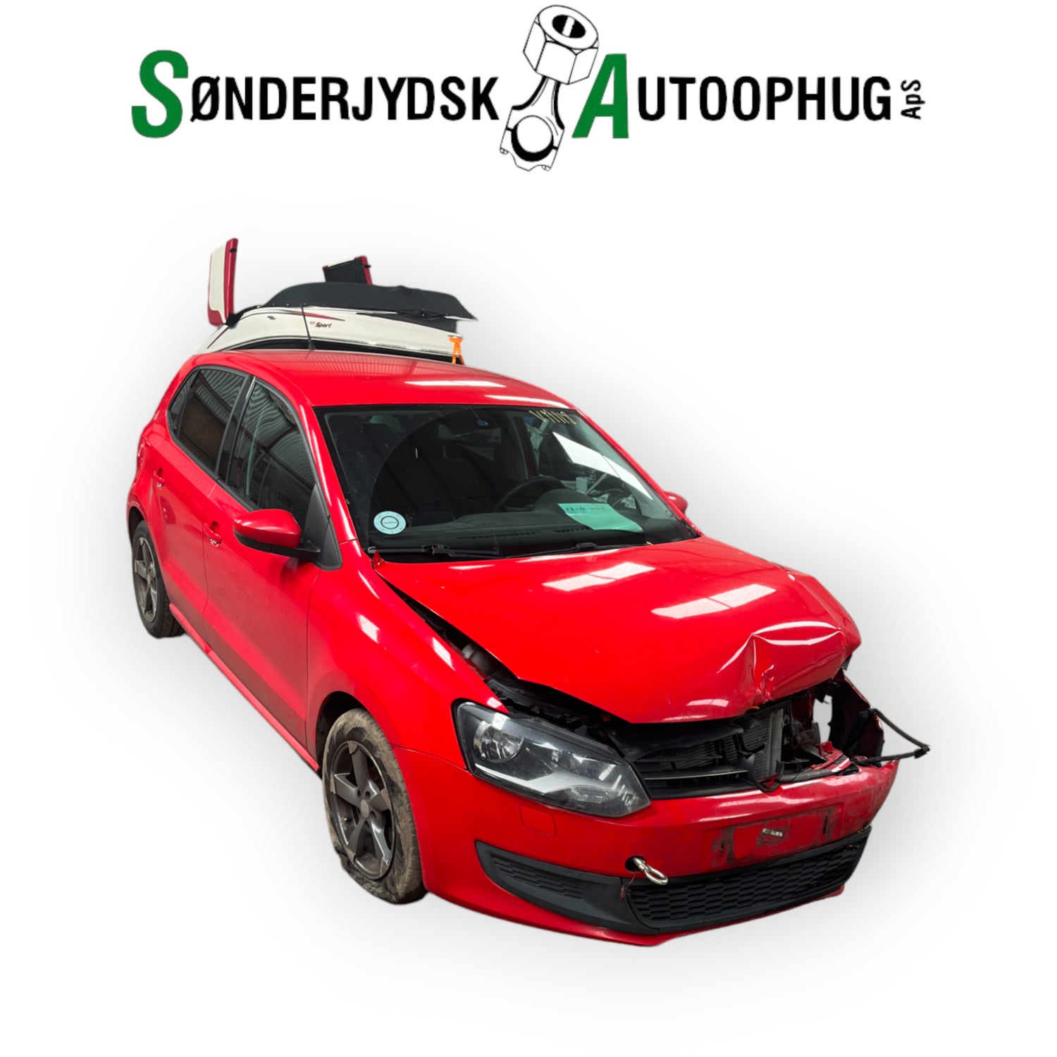 VW Polo 6R Pluk-Selv-Bil Med OEM Nr. Ophugger Fra VW Ophugger