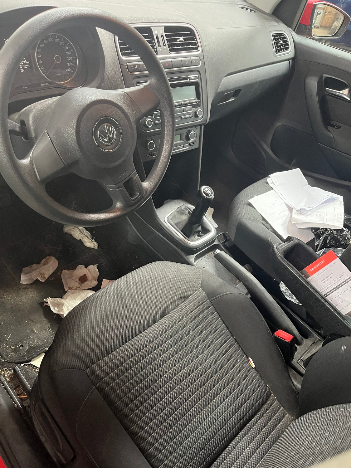 VW Polo 6R Pluk-Selv-Bil Med OEM Nr. Ophugger Fra VW Ophugger