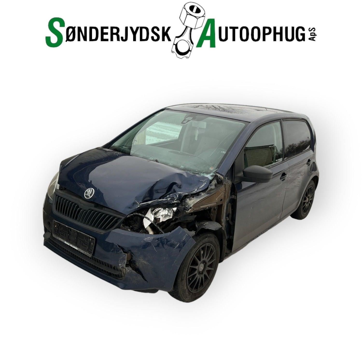 Skoda Citigo Pluk-Selv-Bil Med OEM Nr. TMBZZZAAZED634329 Fra Skoda Ophugger